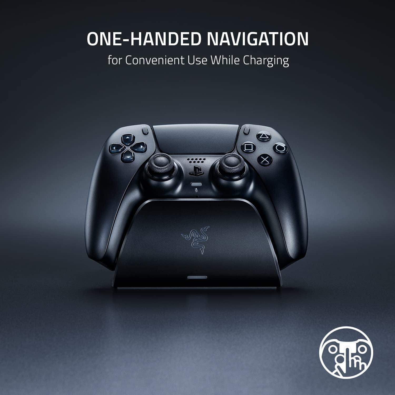 Razer DualSense Hızlı Şarj İstasyonu (PS5) –Siyah (RC21-01900200-R3M1)