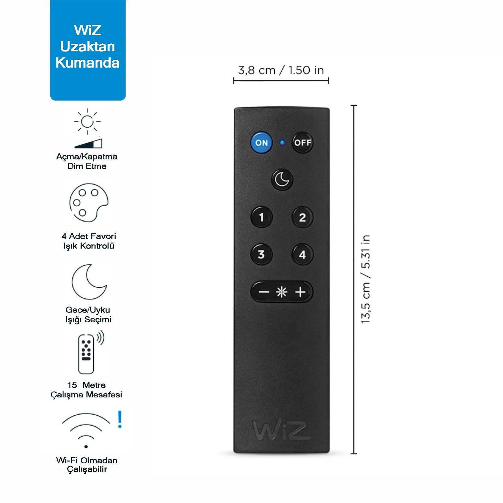 WIZ Uzaktan Kumanda (pil Dahildir) - 929002426802