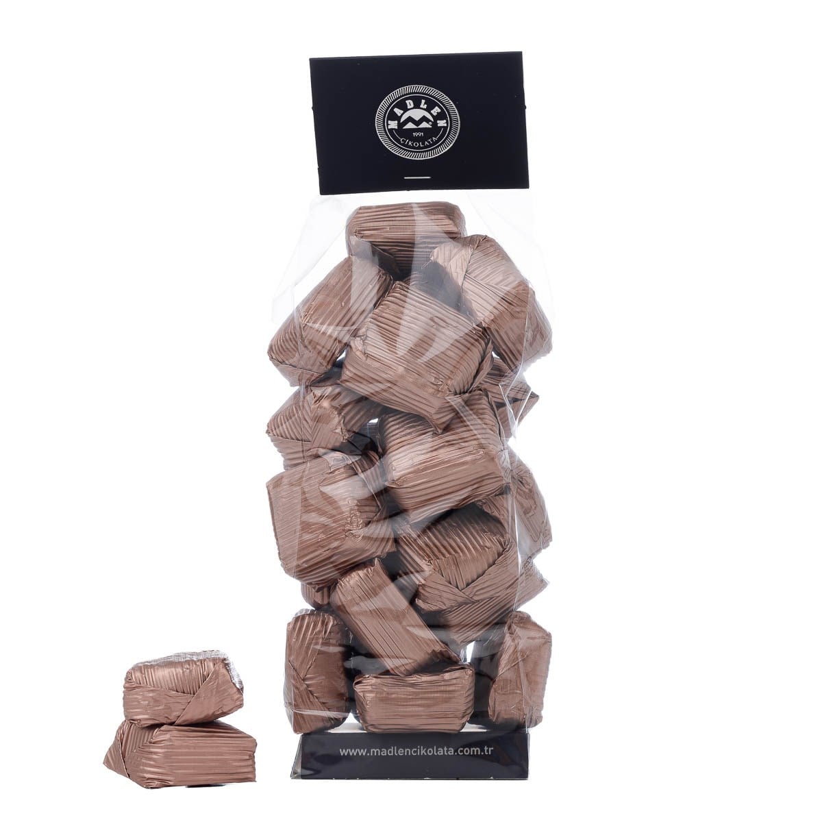 Bronz Yaldızlı Fındık Üzüm Çikolata