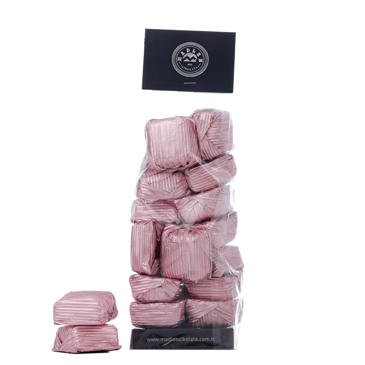 Pembe Yaldızlı Fındık Üzüm Çikolata