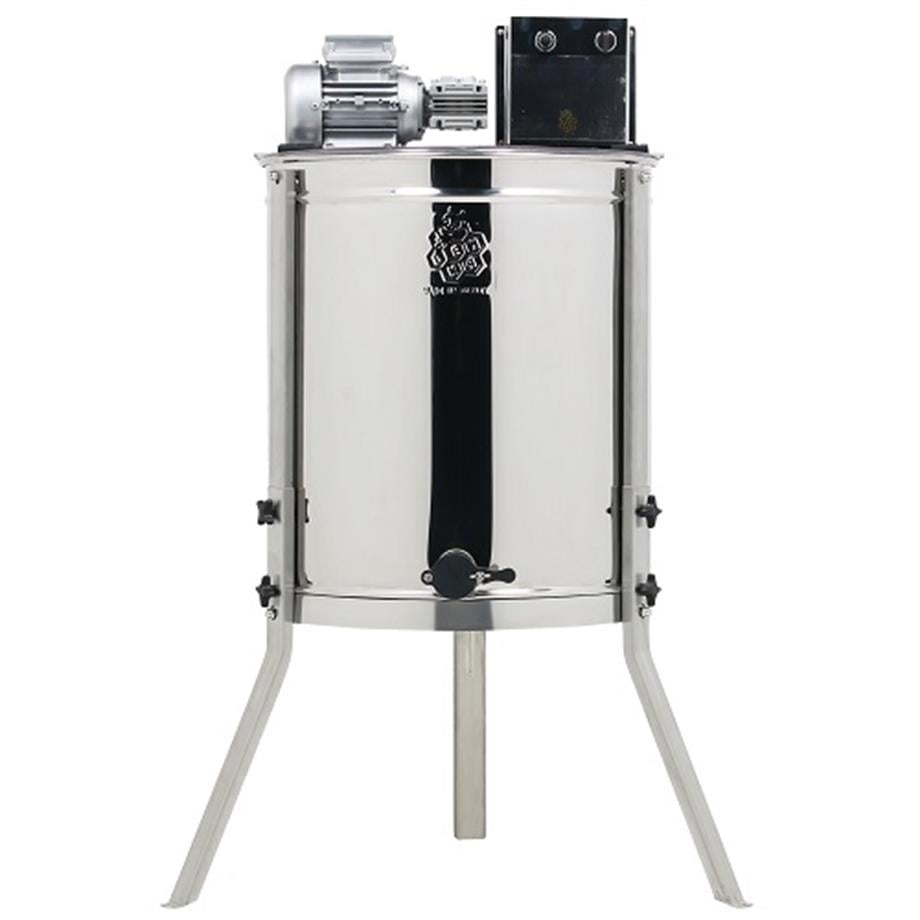 4 Çerçeveli Bal Süzme Makinesi Motorlu Dadant AISI 304