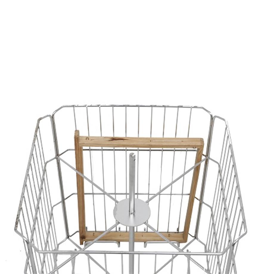 4 Çerçeveli Bal Süzme Makinesi Motorlu Dadant AISI 304