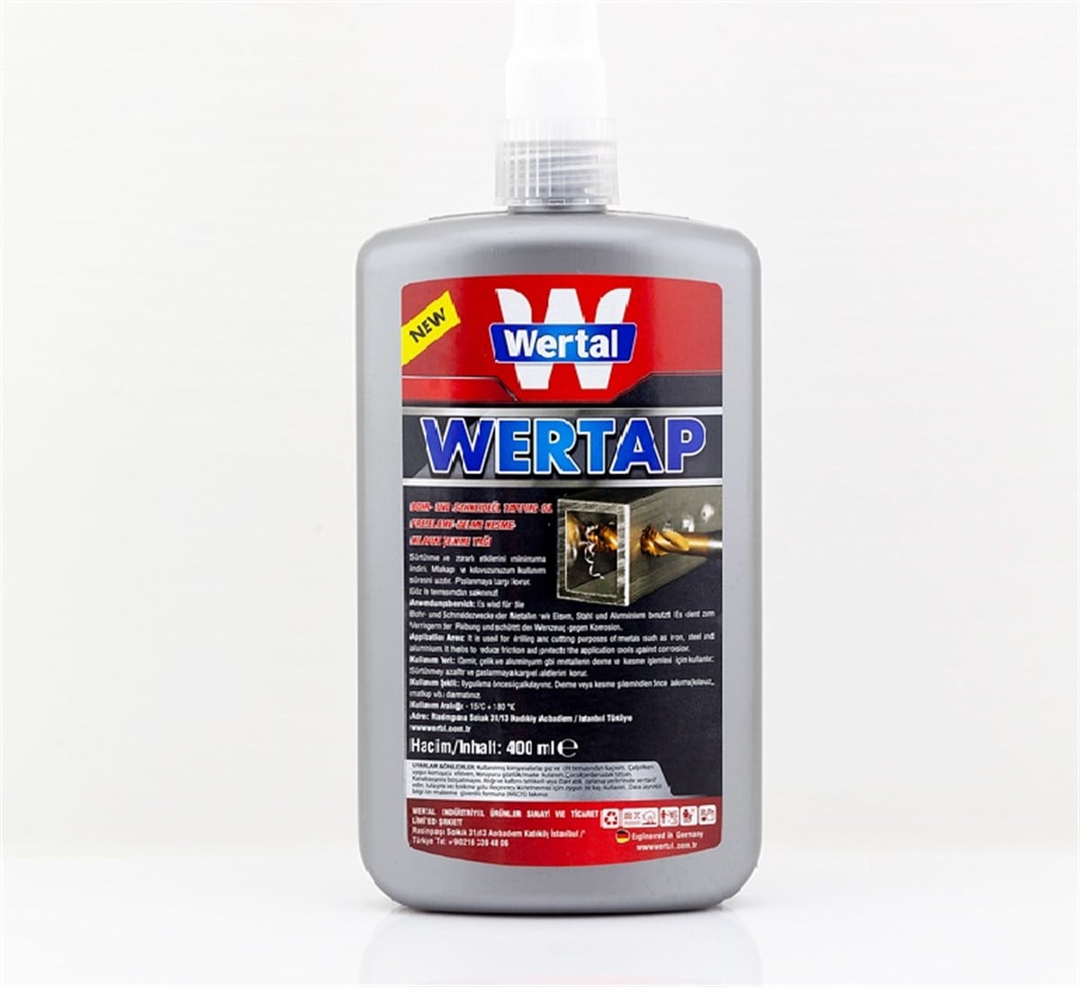 WERTAL WERTAP DIŞ AÇMA/KILAVUZ YAĞI 400 ML