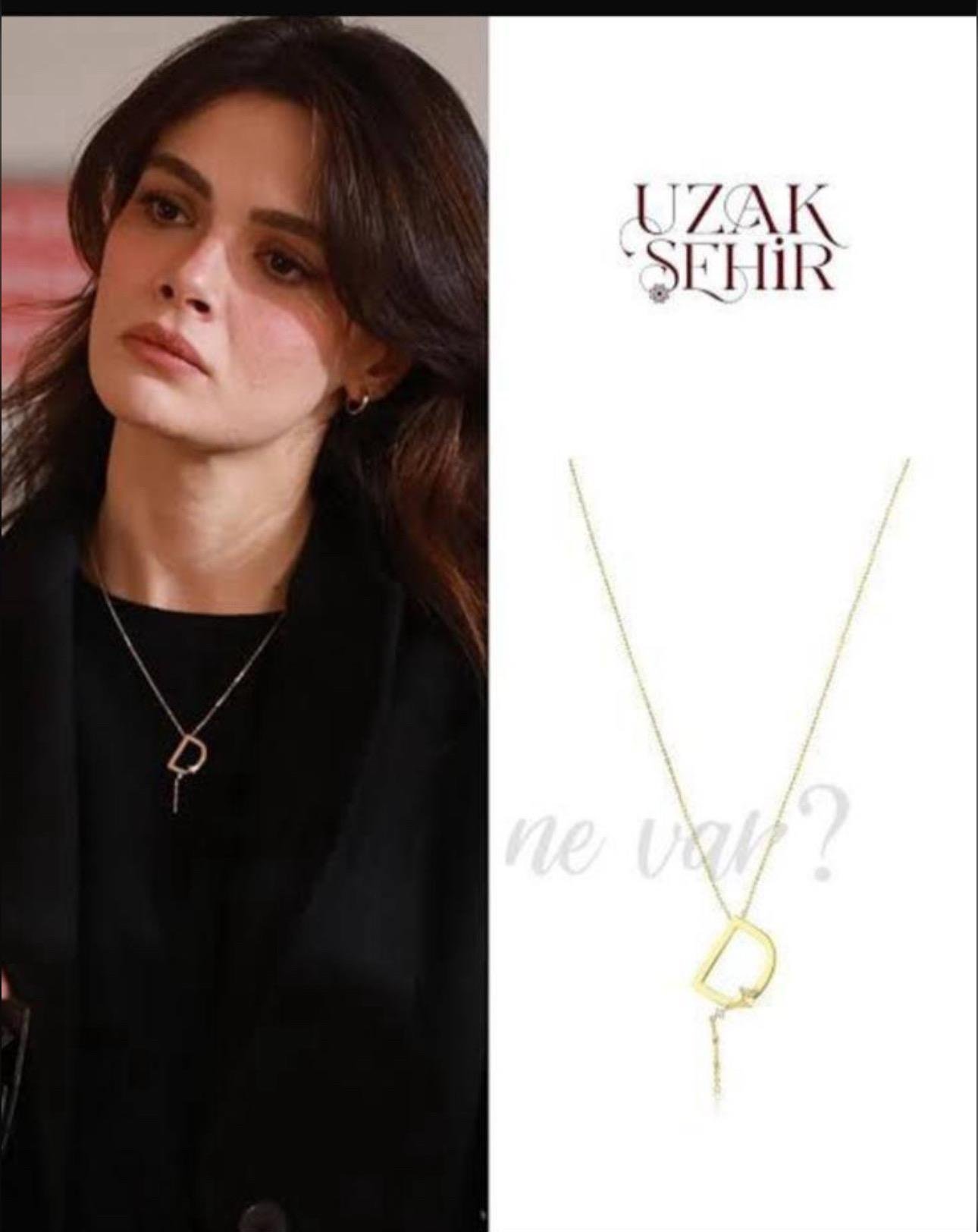  Ayla Albora Harf Kolye