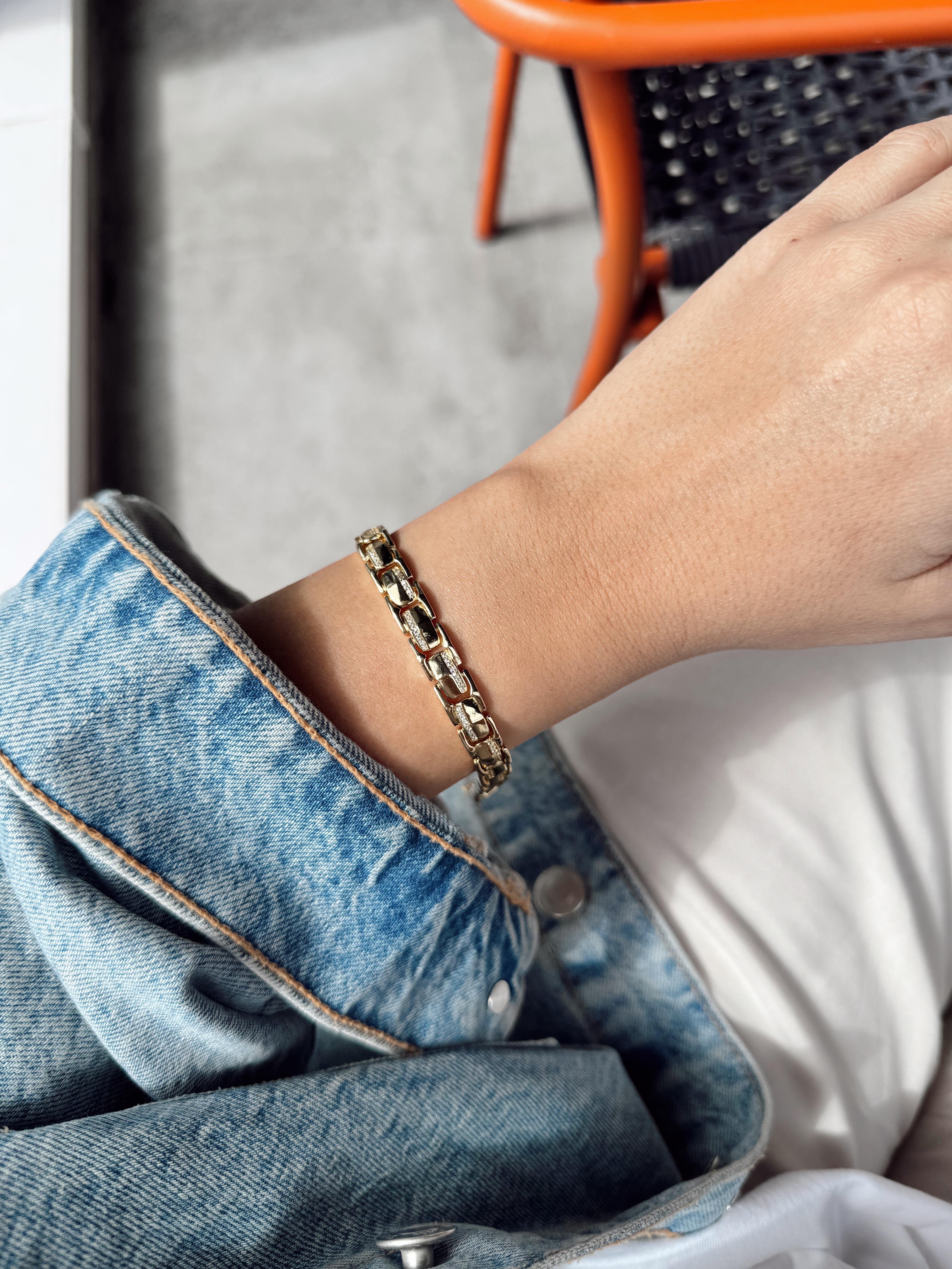 14k Özel seri vip Bileklik 133