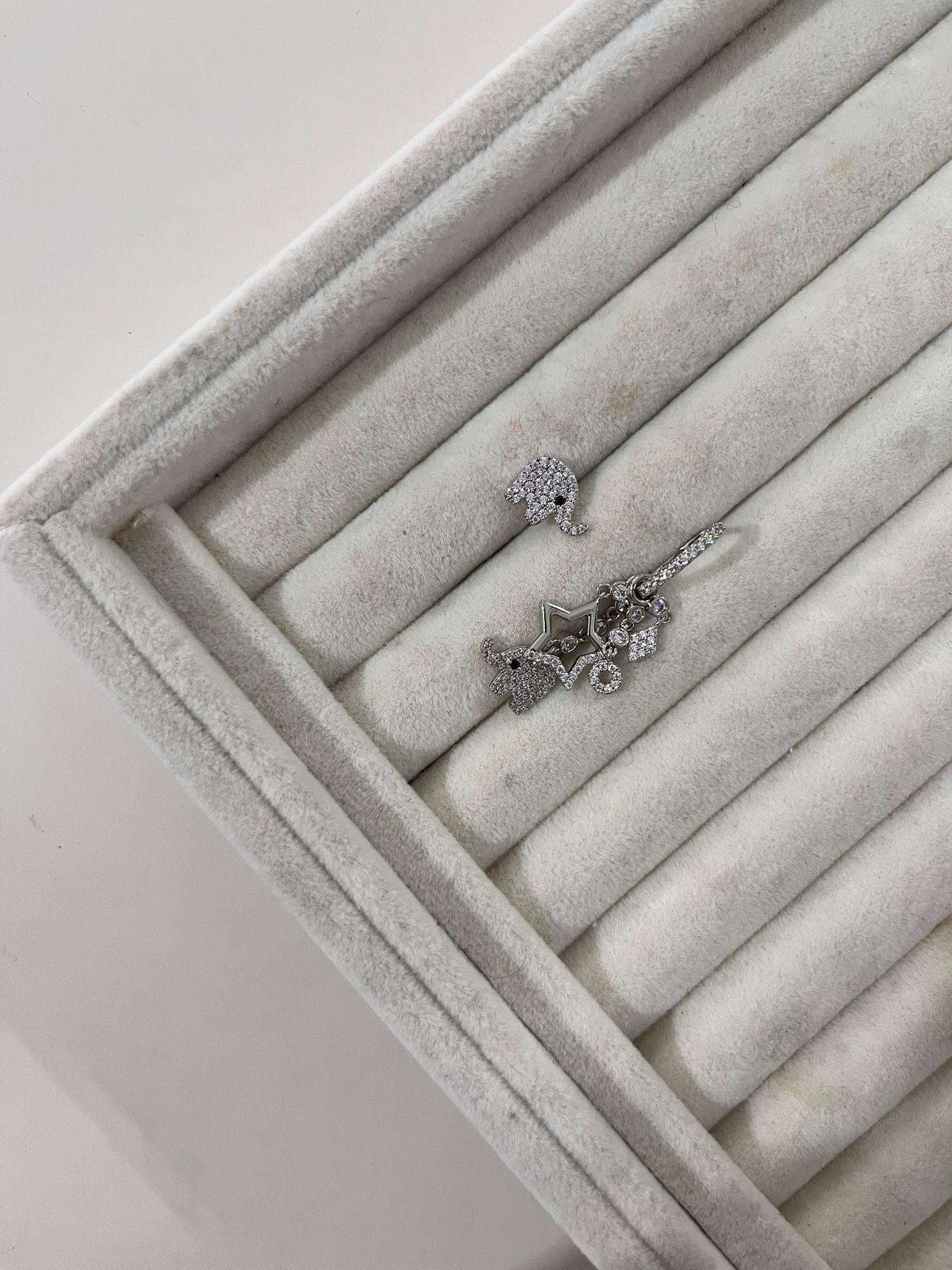 Fil ve Yıldız Vip Kararmaz Küpe