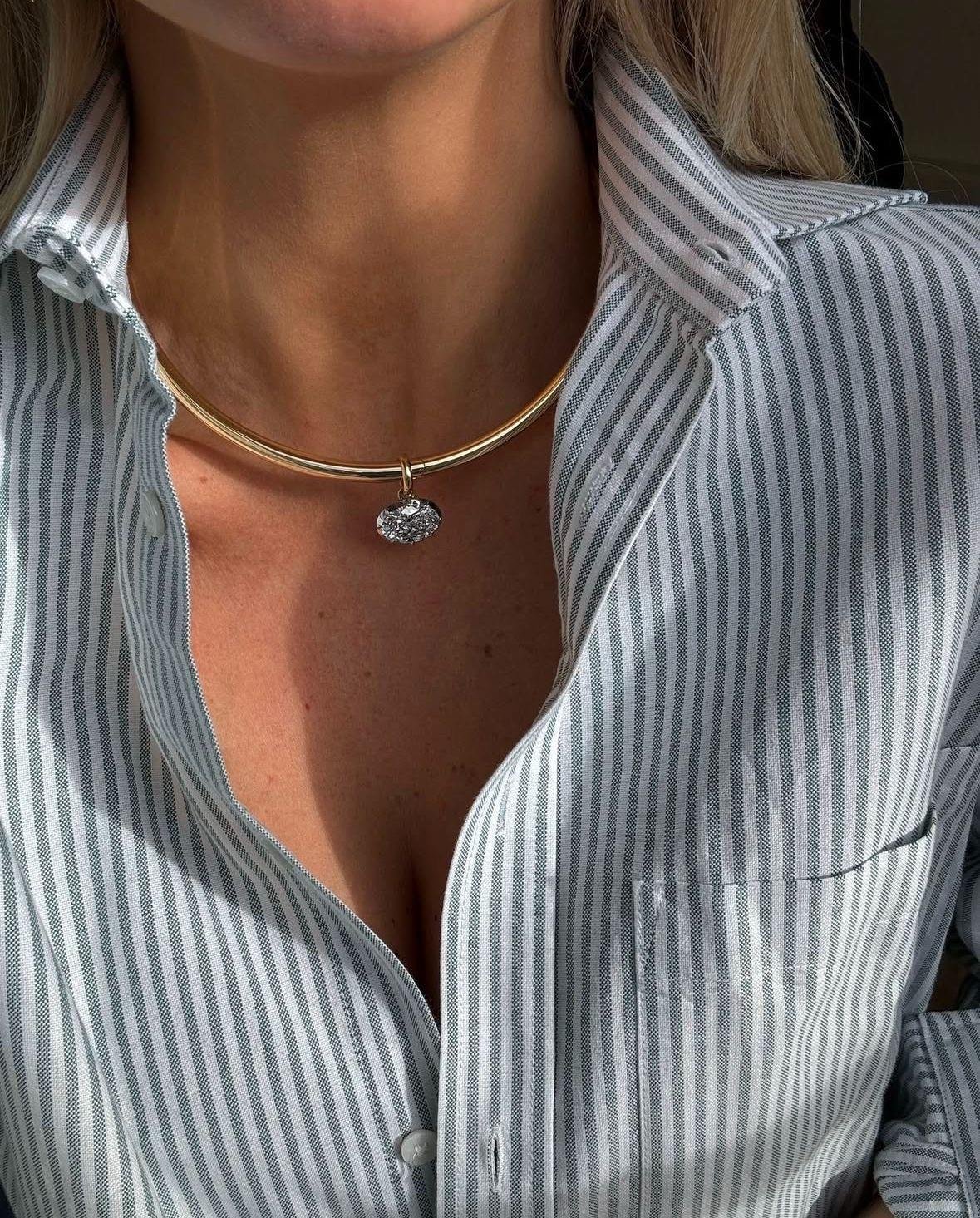 Hailey taşlı yeni Kolye