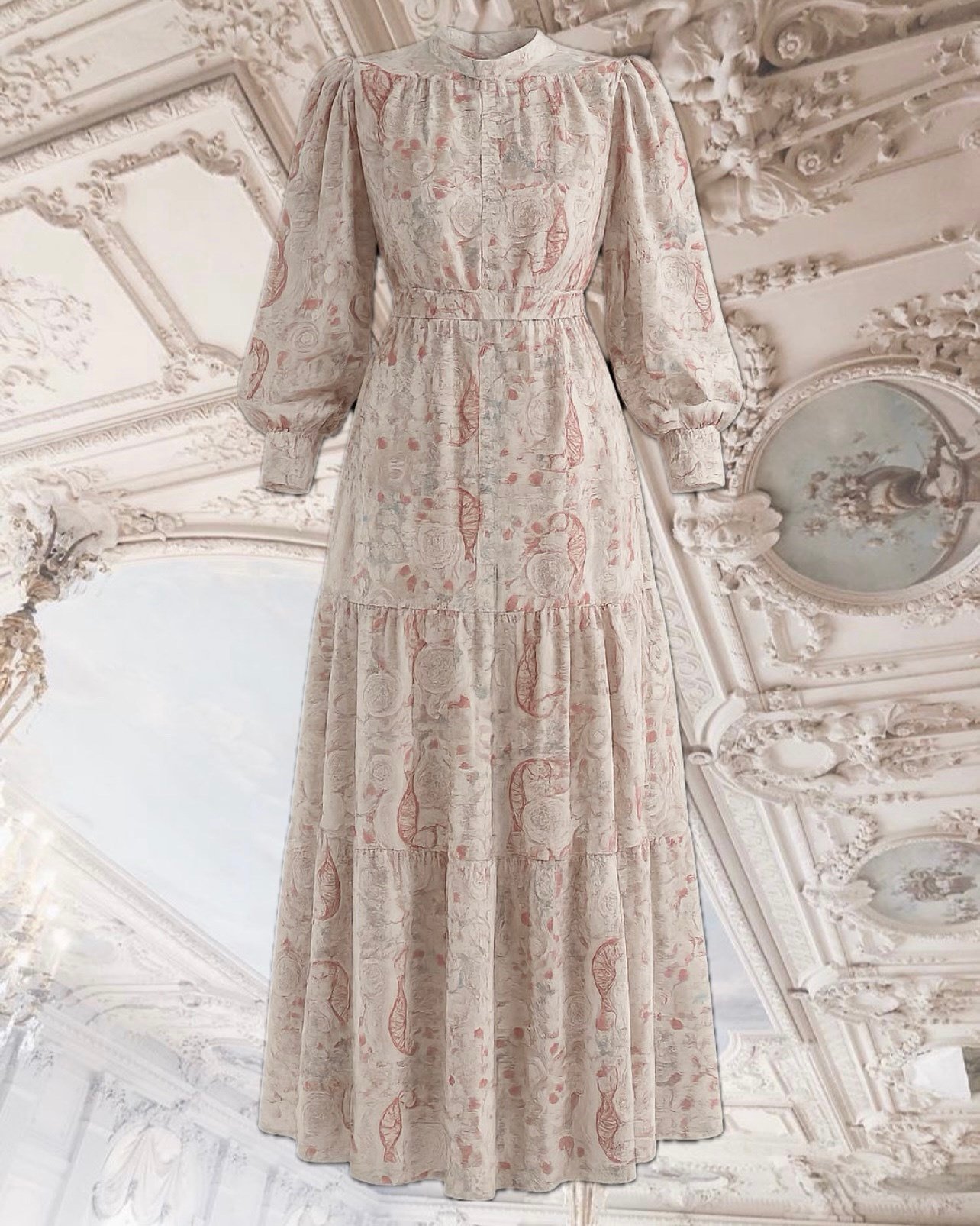 BEIGE ELBİSE