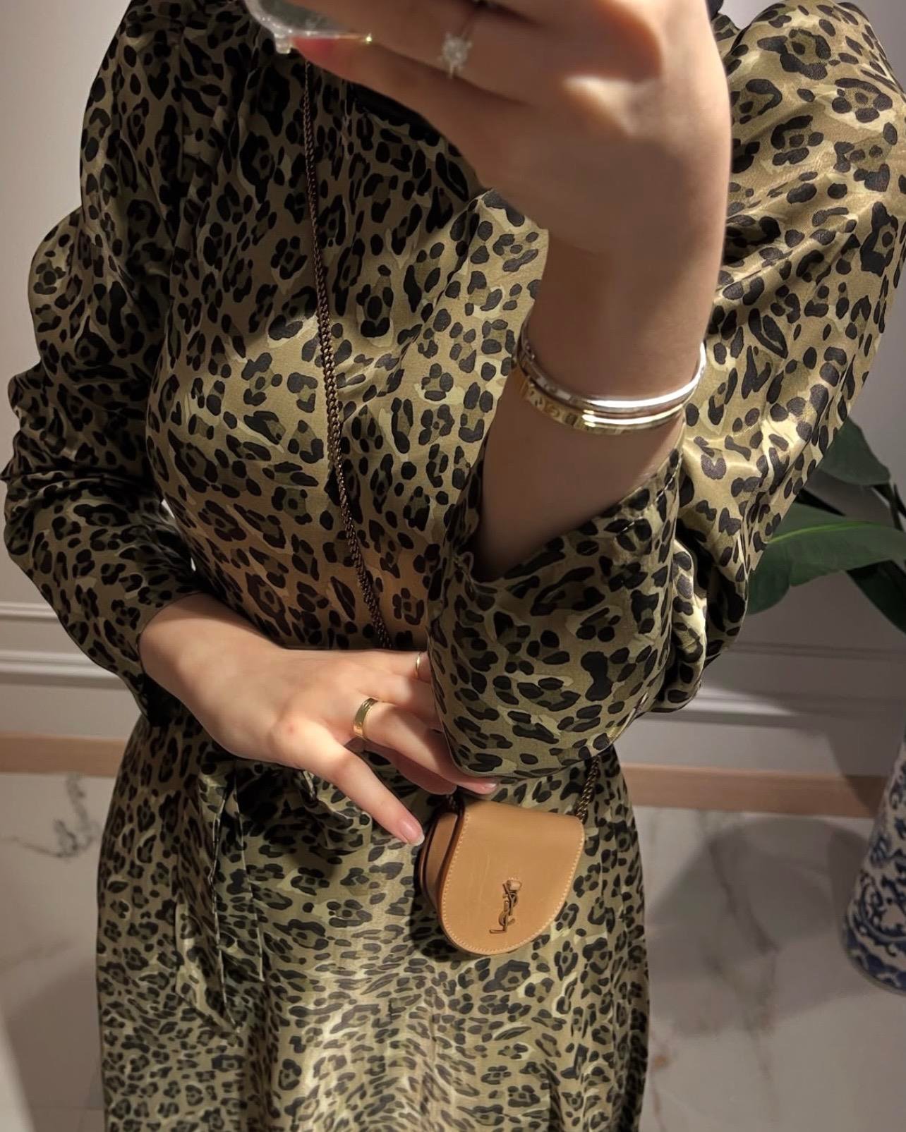 LEOPAR KLOŞ ELBİSE