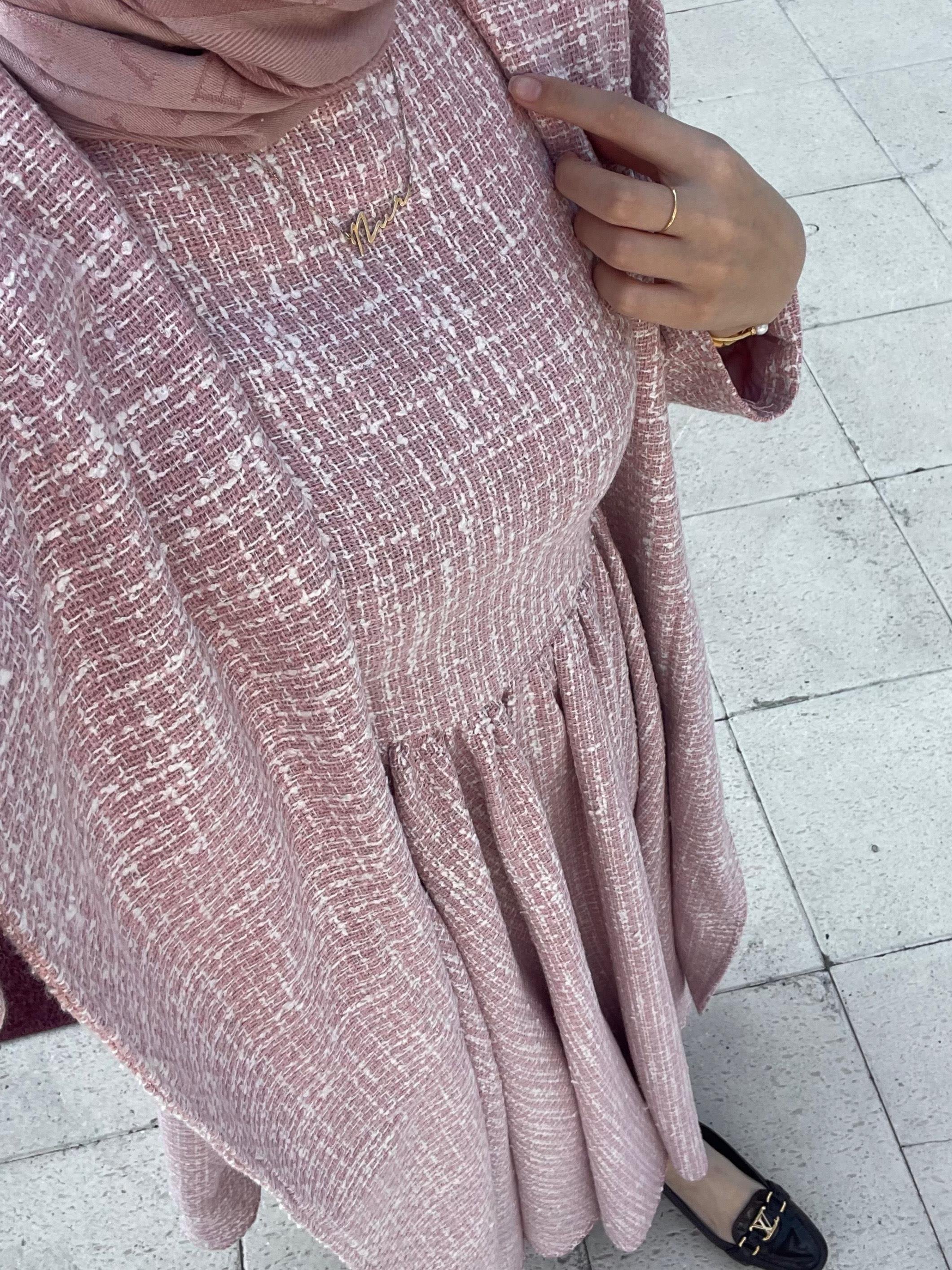 PEMBE CHANEL ELBİSE
