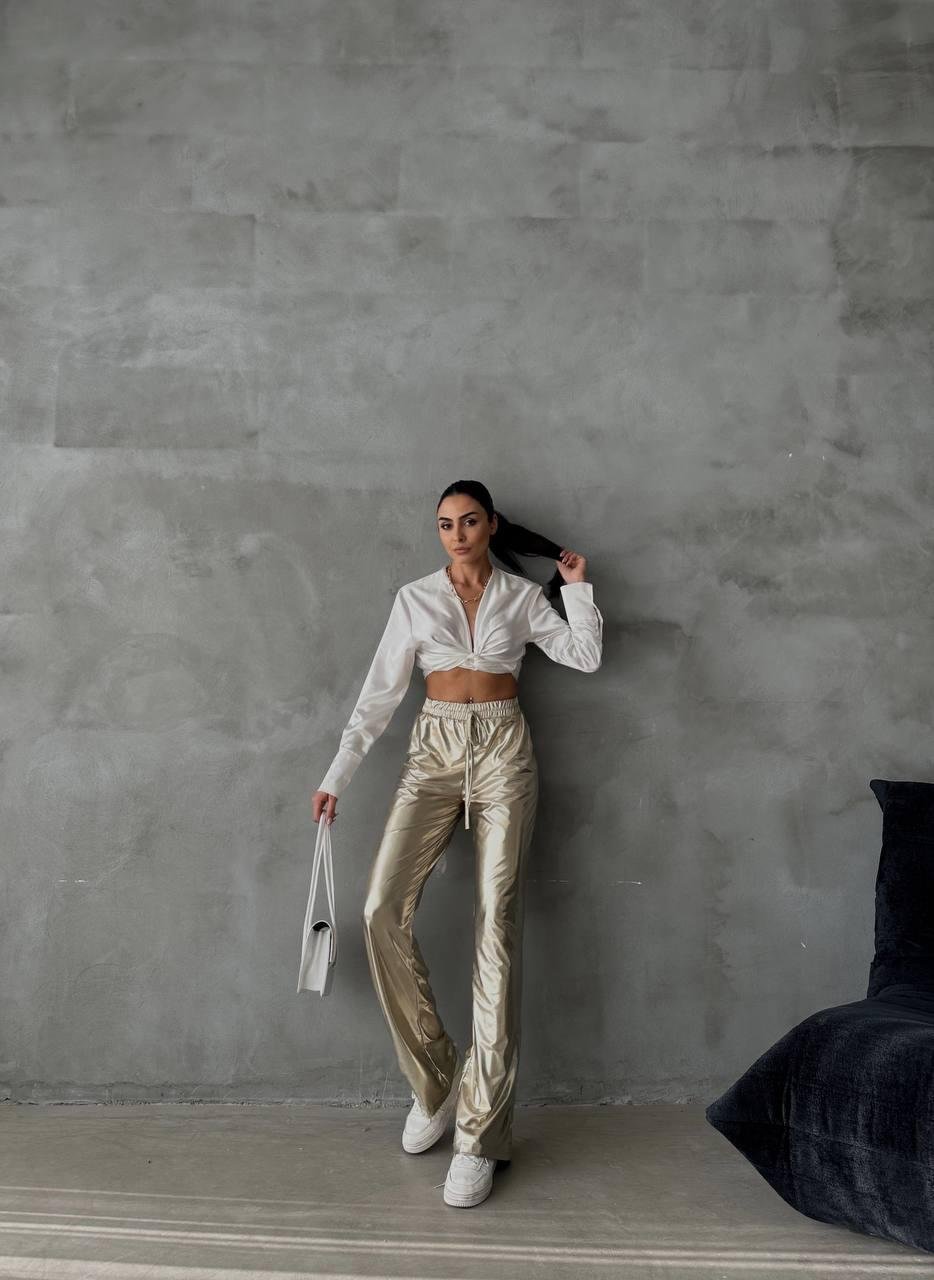 Amilya Gold Pantolon