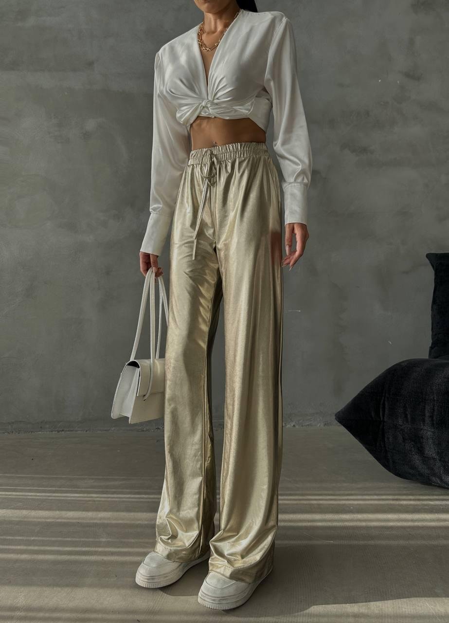 Amilya Gold Pantolon