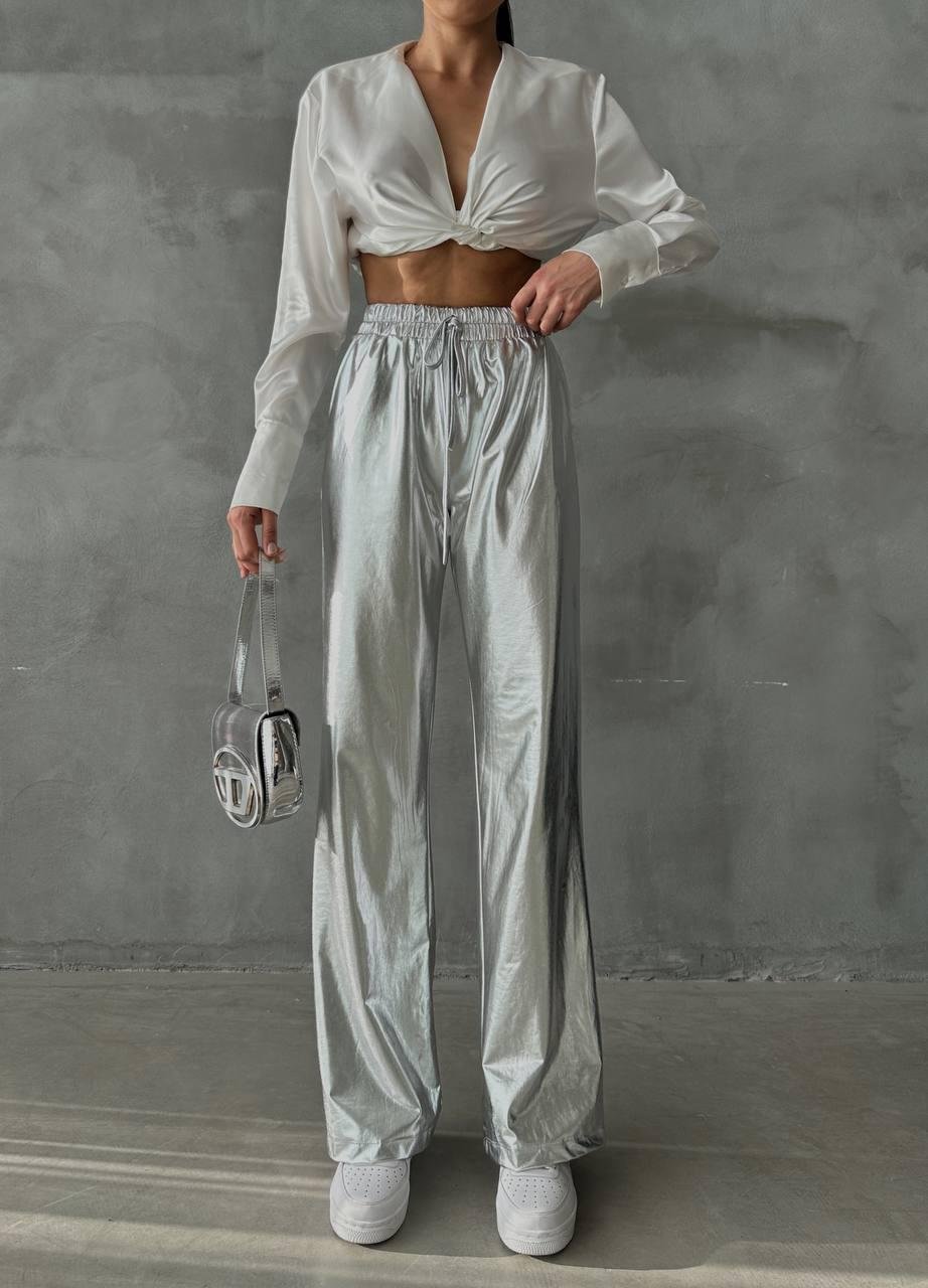 Amilya Silver Pantolon