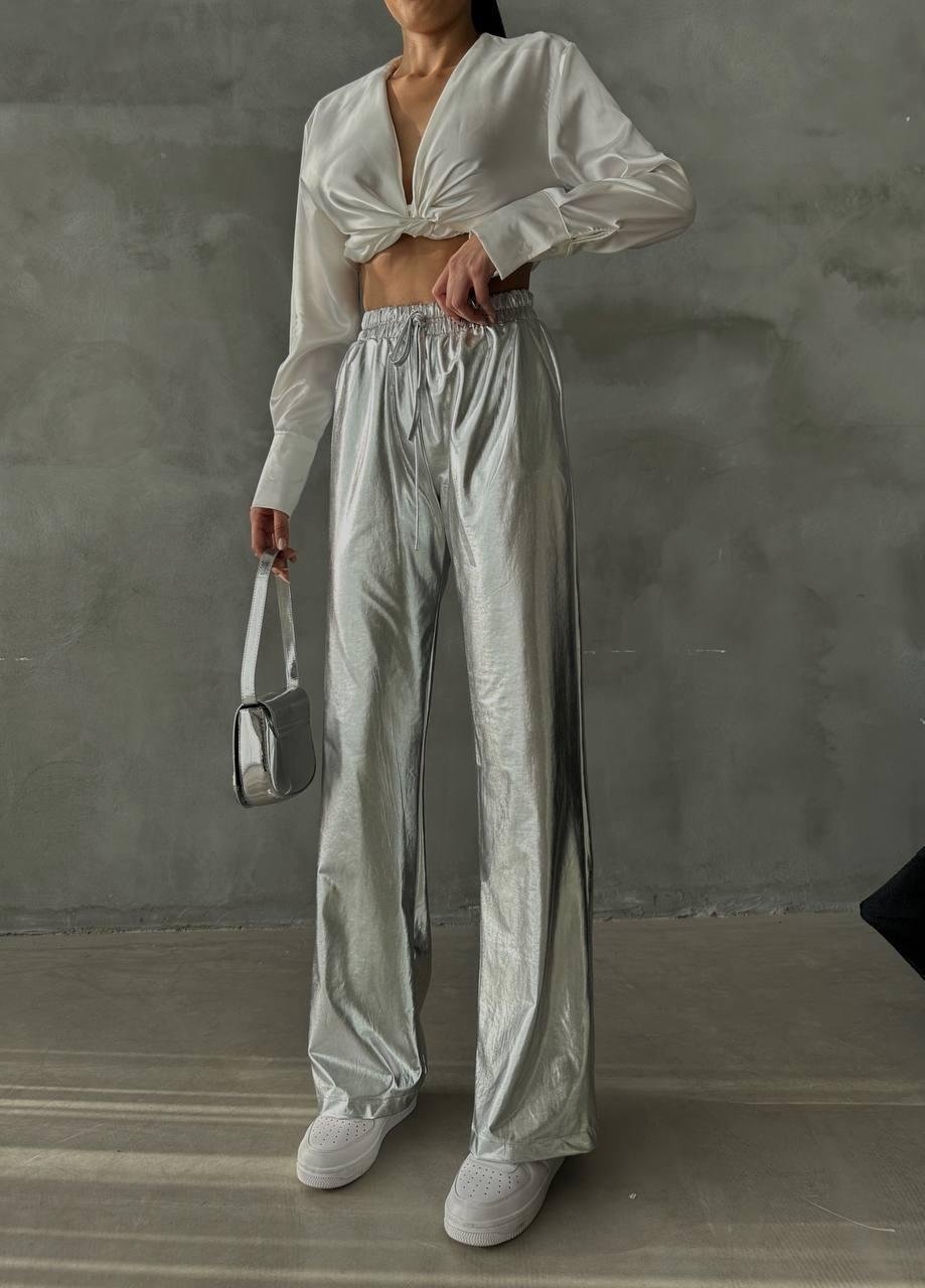 Amilya Silver Pantolon