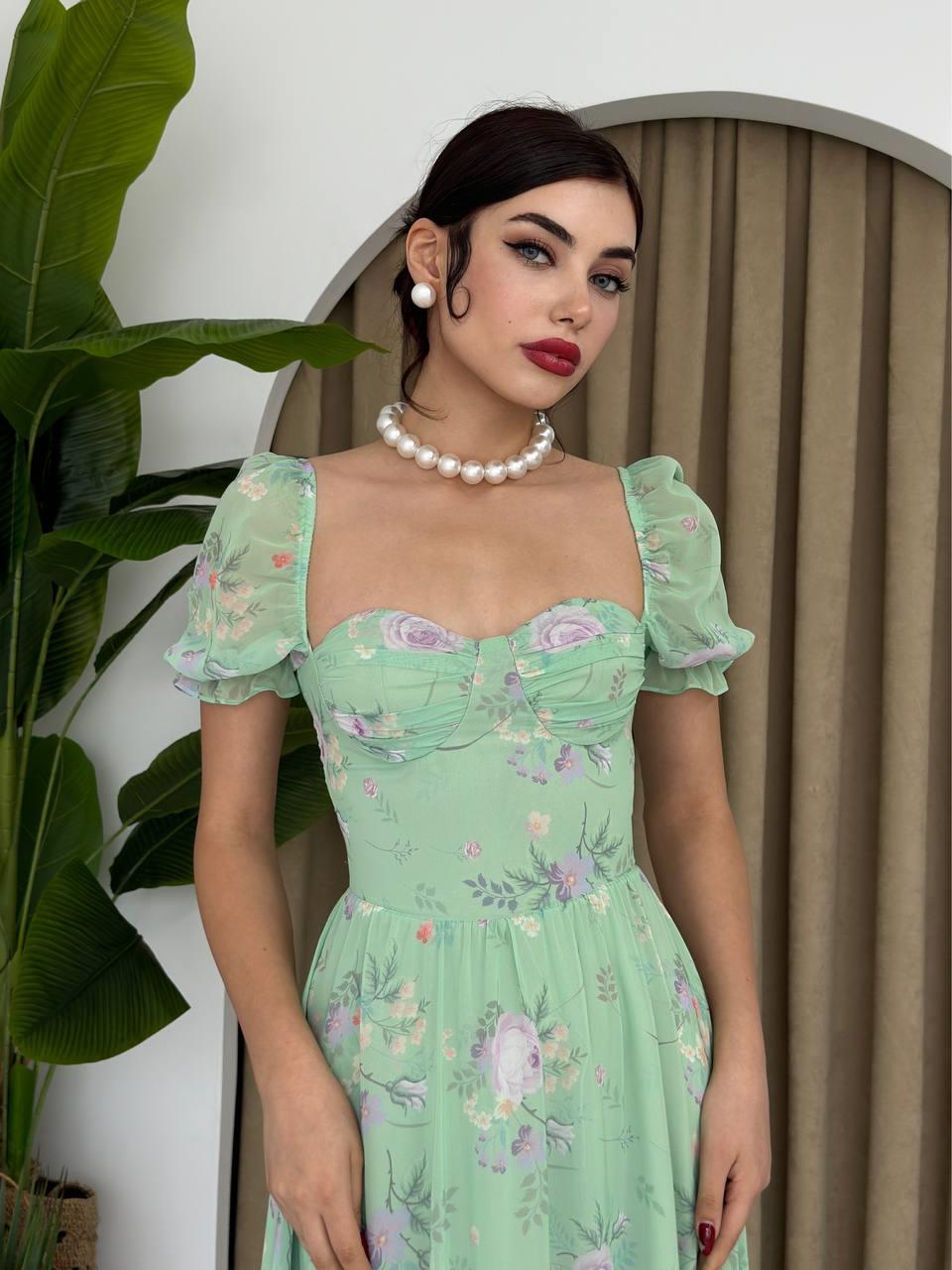 Candy Şifon Midi Elbise | 