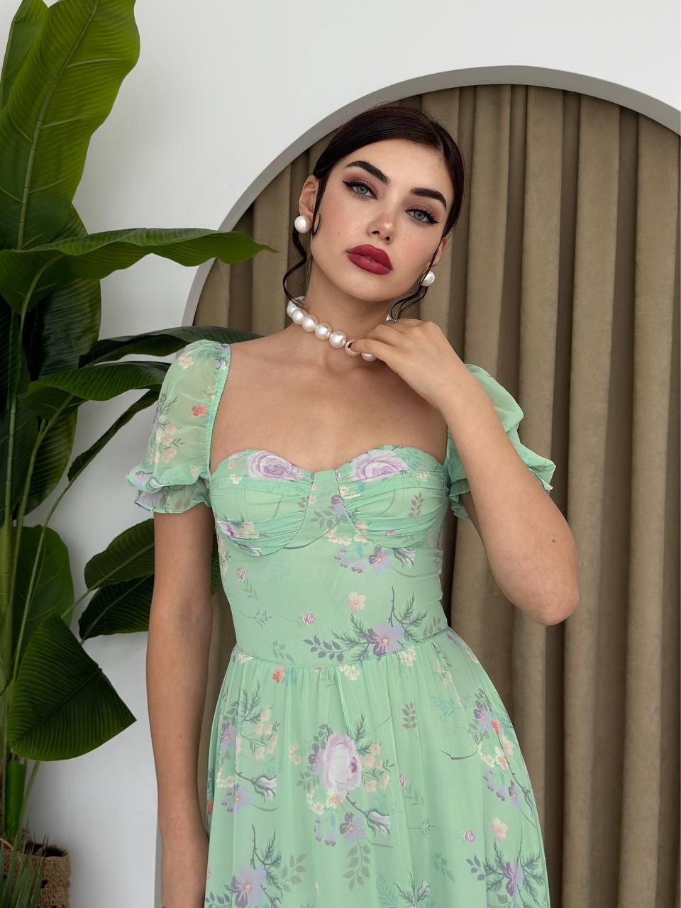 Candy Şifon Midi Elbise | 