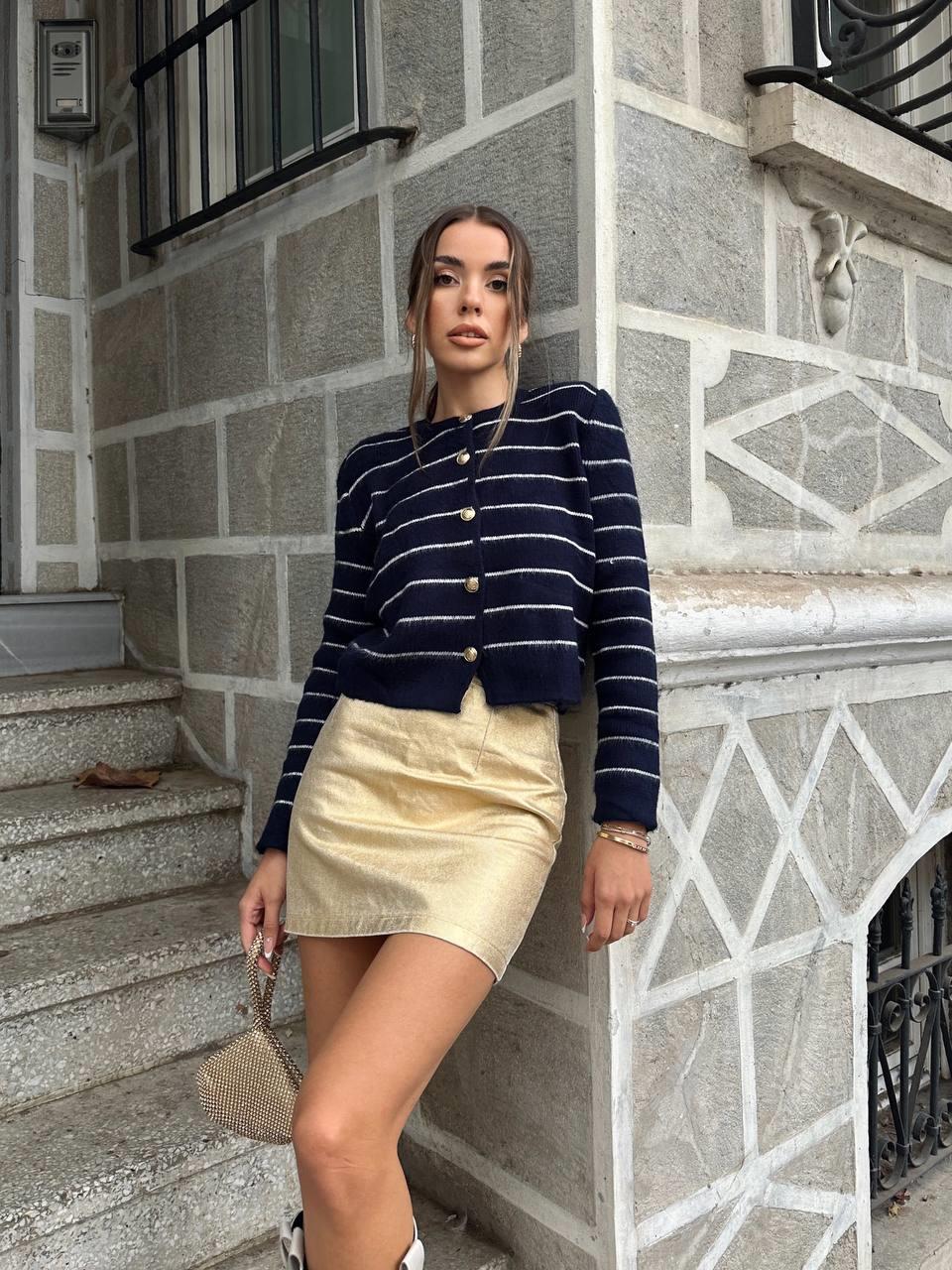 Çizgili Yumoş Hırka | 