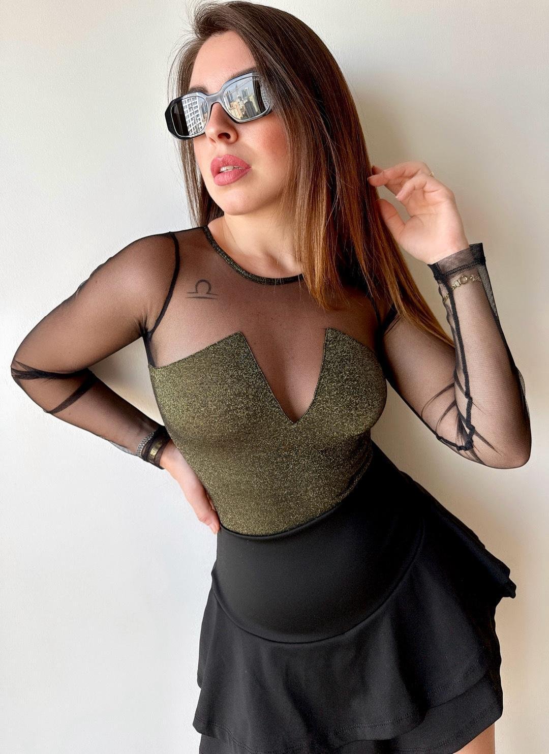 Dora Bodysuit Yeşil