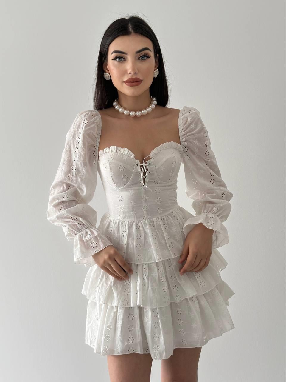 Fisto Ajda Tasarım Mini Elbise  | 