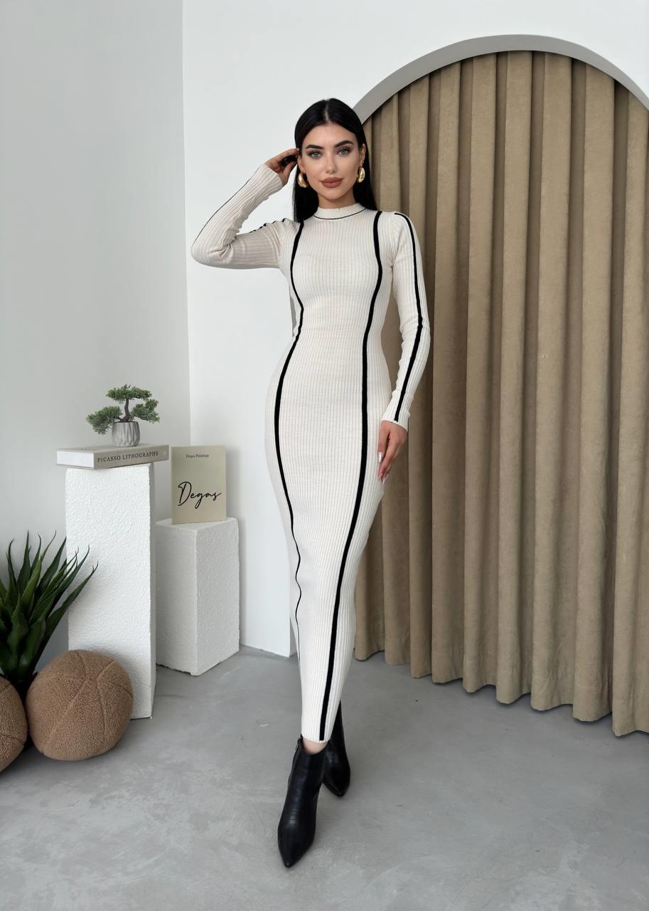 Kamila Triko Midi Elbise | 