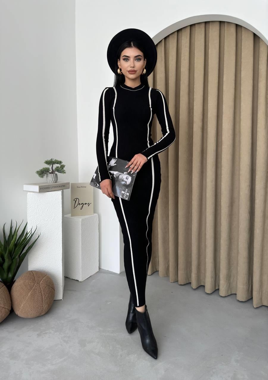 Kamila Triko Midi Elbise | 