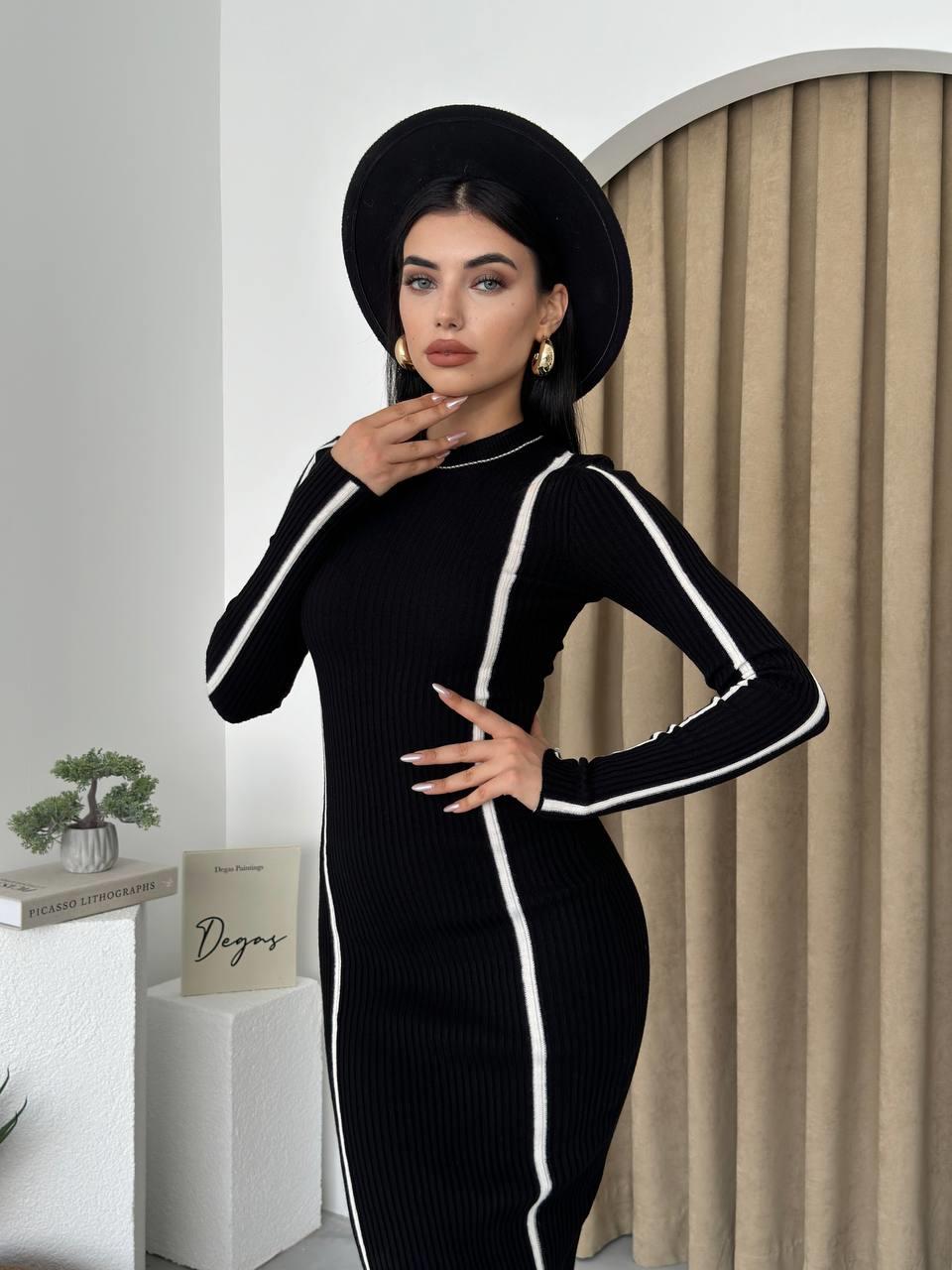 Kamila Triko Midi Elbise | 