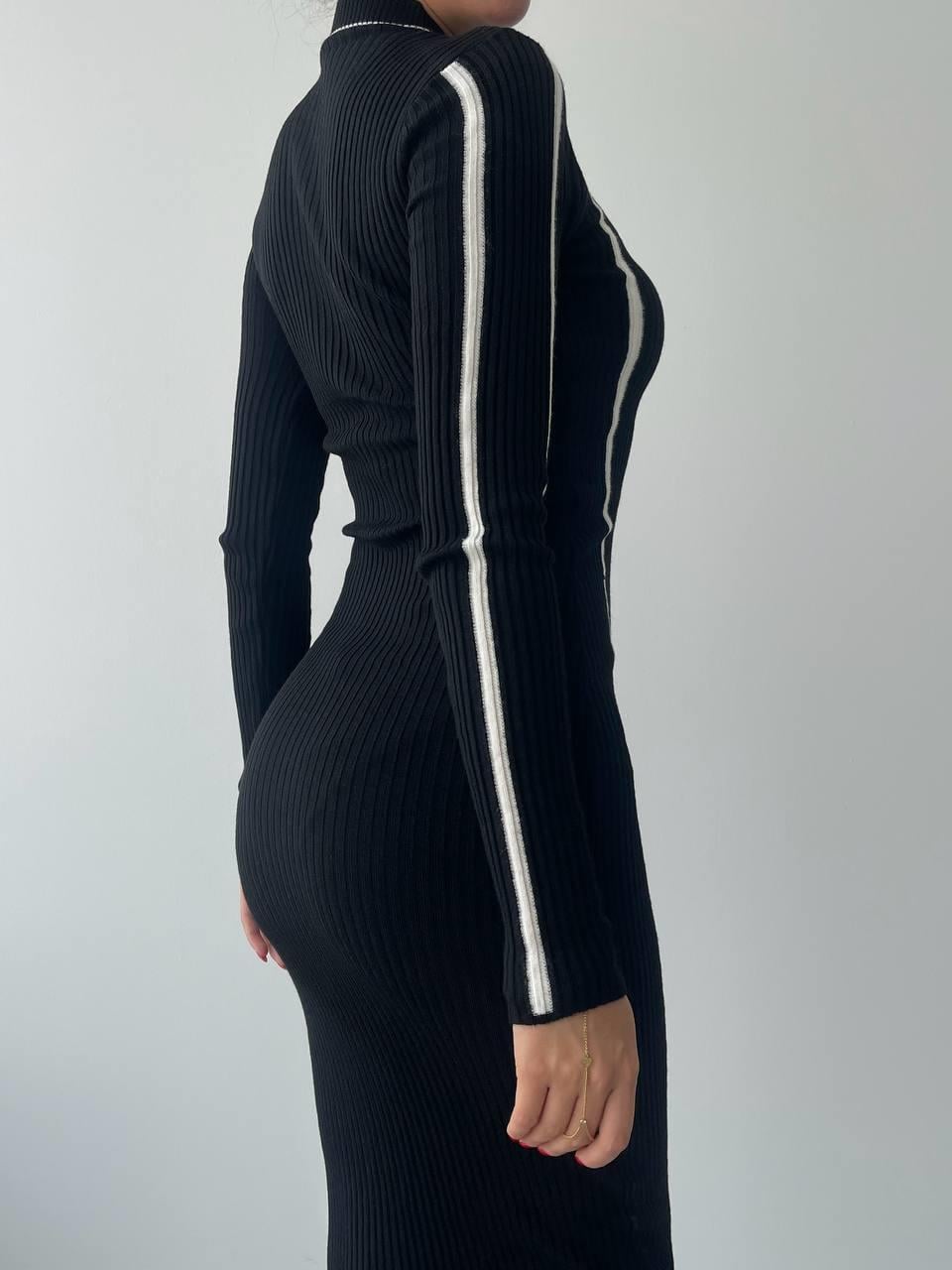 Kamila Triko Midi Elbise | 