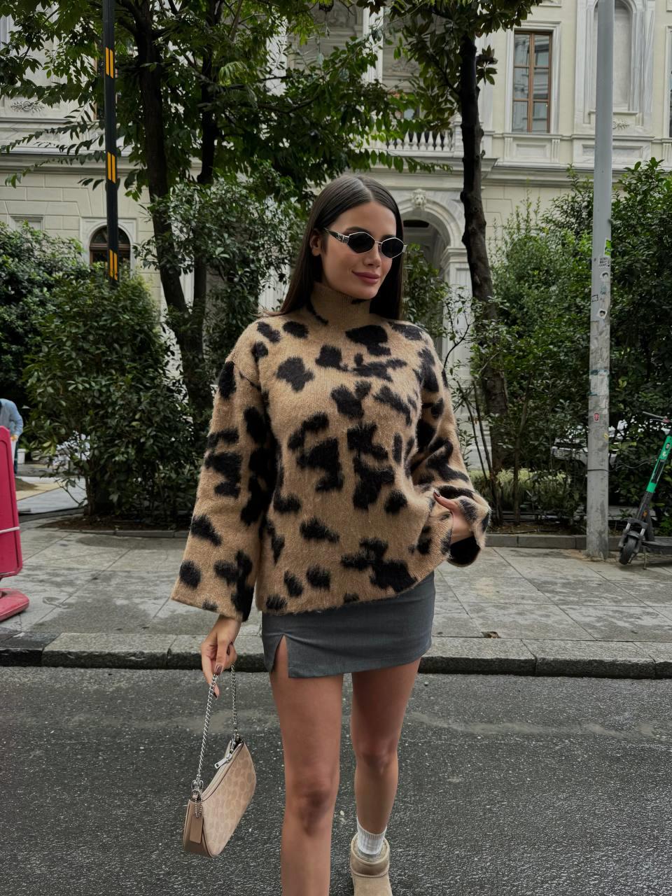 Leopar Boğazlı Kazak | 