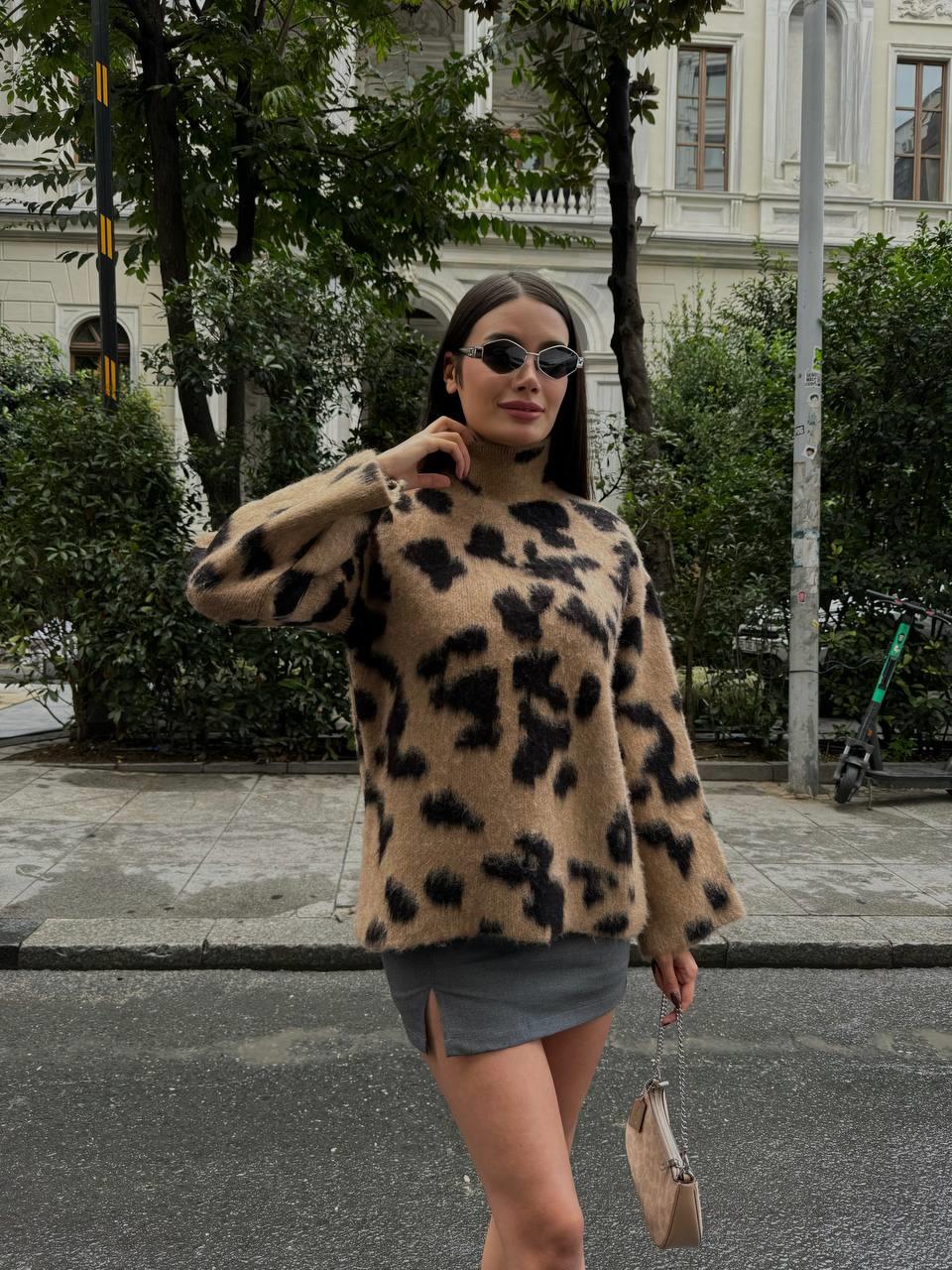 Leopar Boğazlı Kazak | 