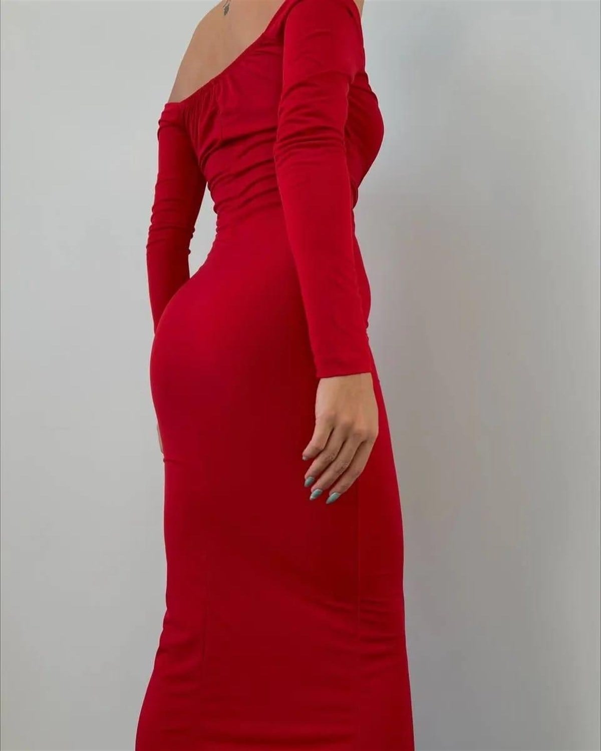 MADONNA YAKA ELBİSE 