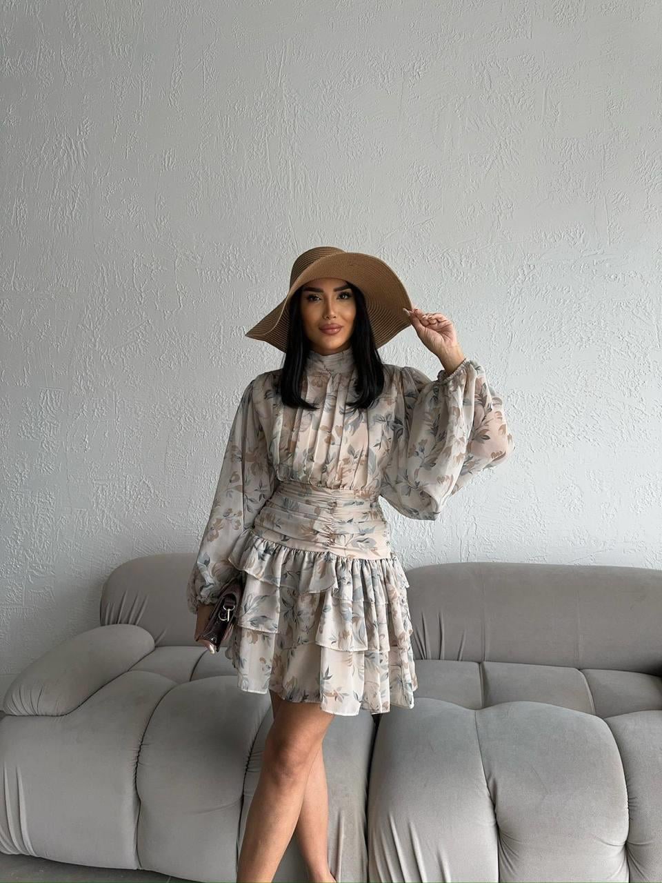 Mia Şifon Mini Elbise | 