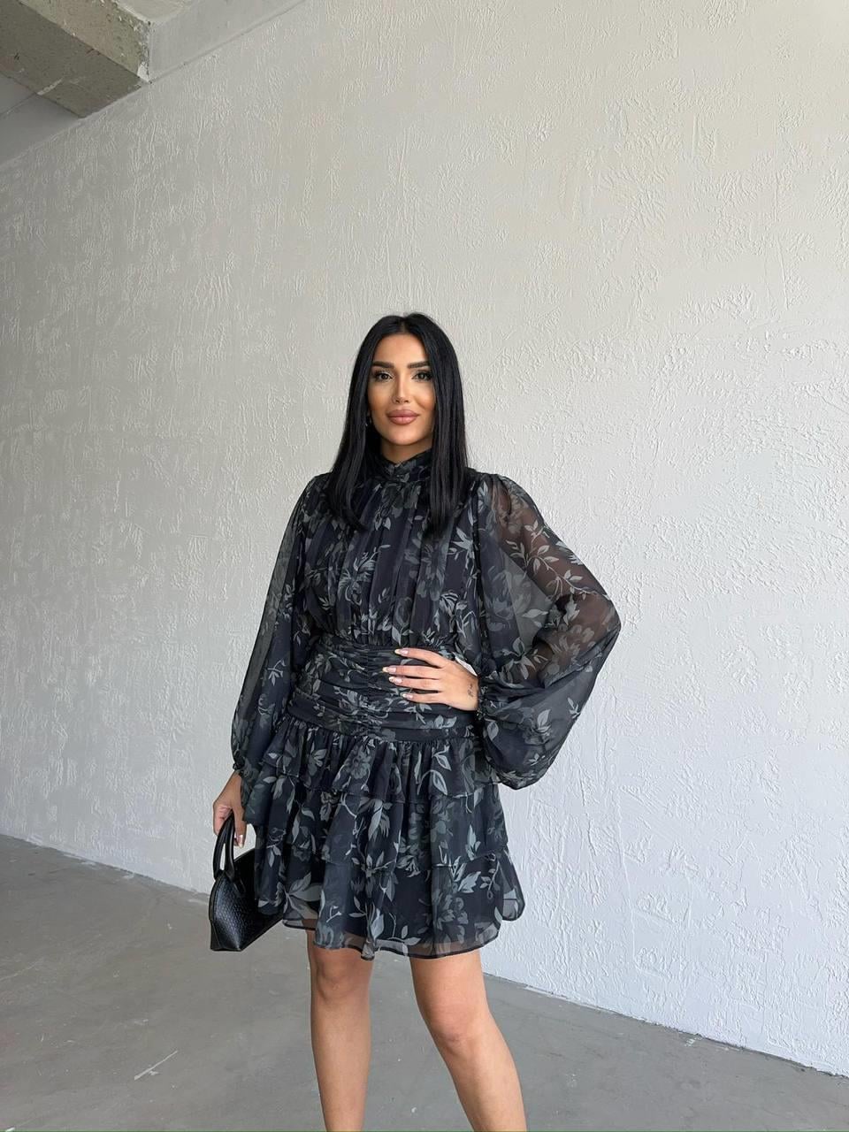 Mia Şifon Mini Elbise | 