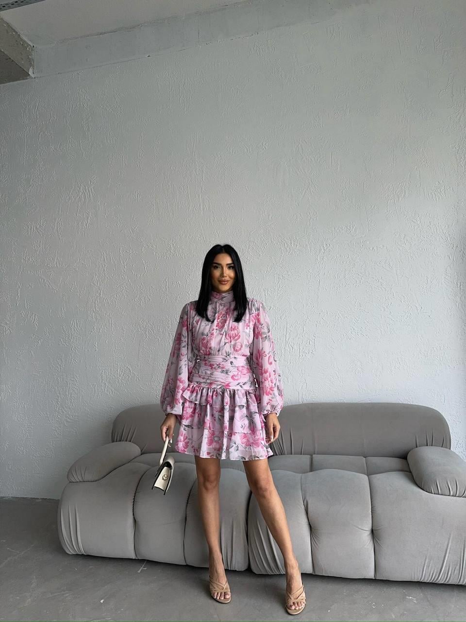 Mia Şifon Mini Elbise | 