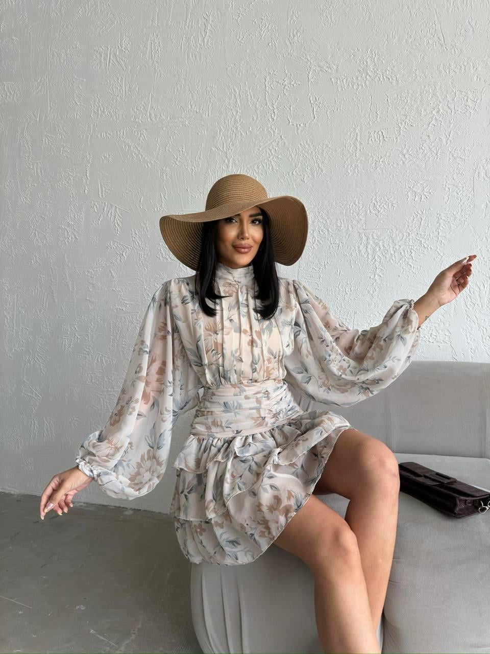 Mia Şifon Mini Elbise | 