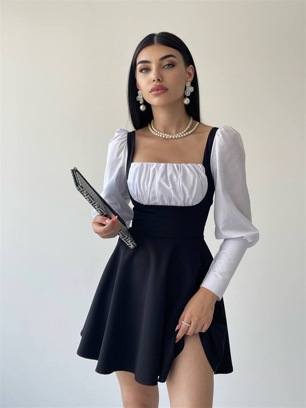 Poplin Atlas Elbise