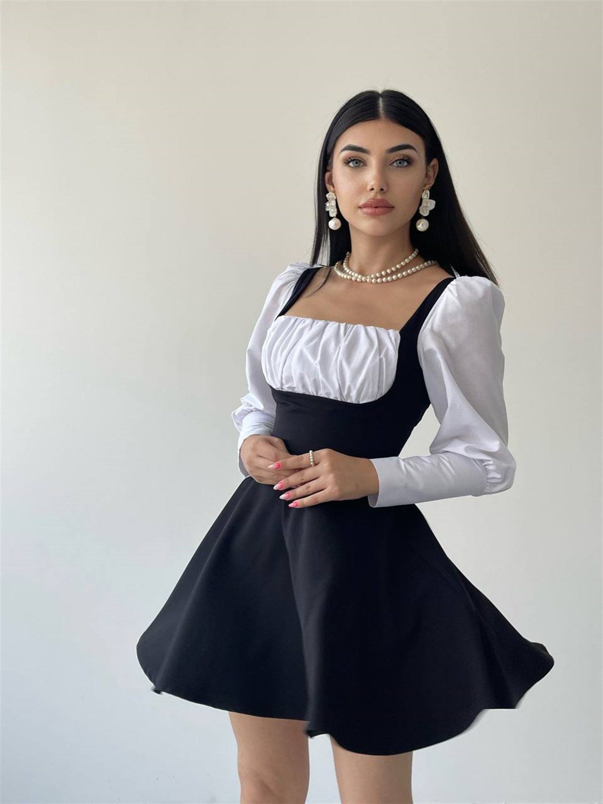 Poplin Atlas Elbise
