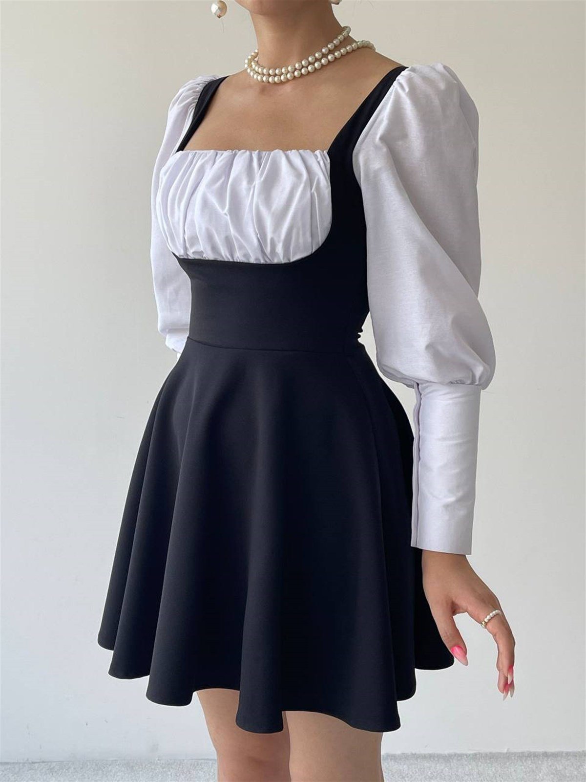 Poplin Atlas Elbise