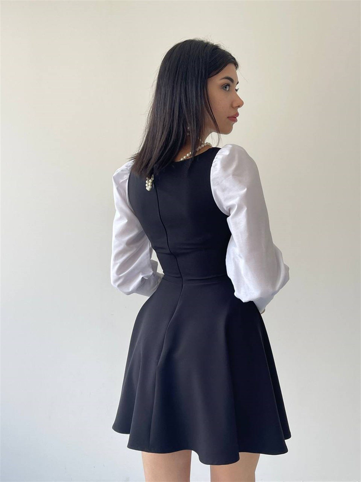 Poplin Atlas Elbise