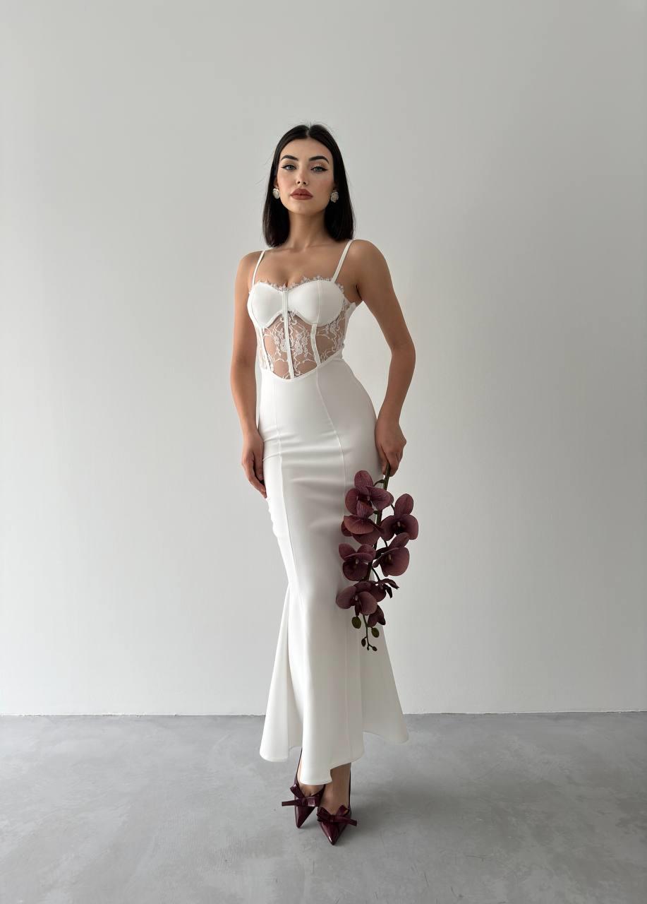 Romantica Dantel Detay Elbise | 