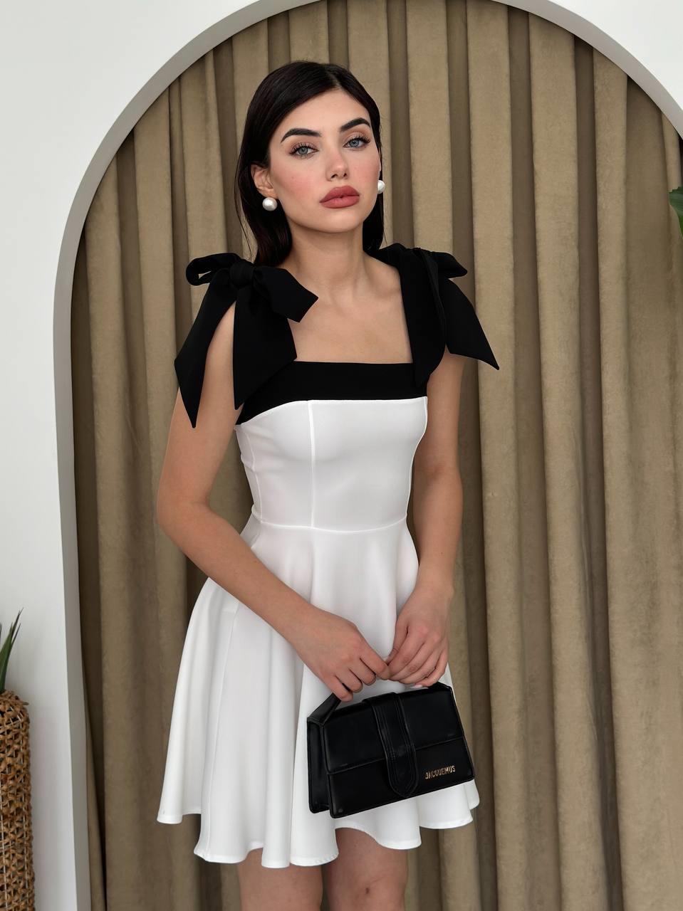 Rosalie Kalın Askılı Mini Elbise | 