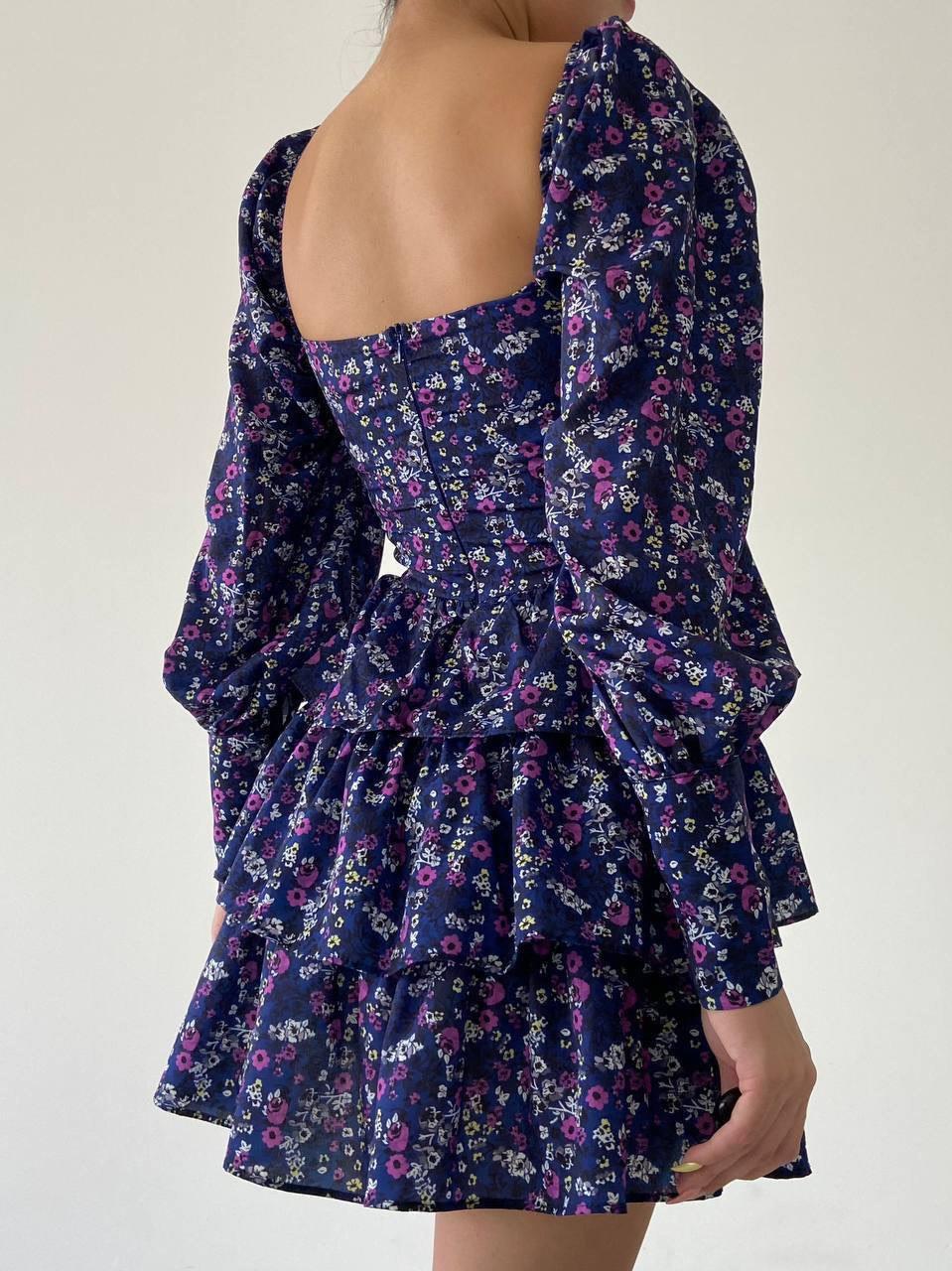 Russo Gloplu Mini Elbise | 