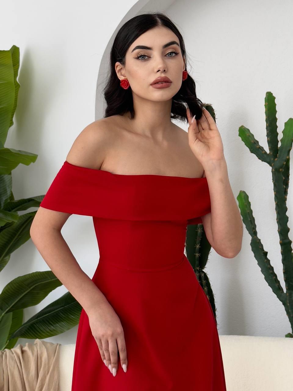 Silvain Madonna Midi Elbise | 