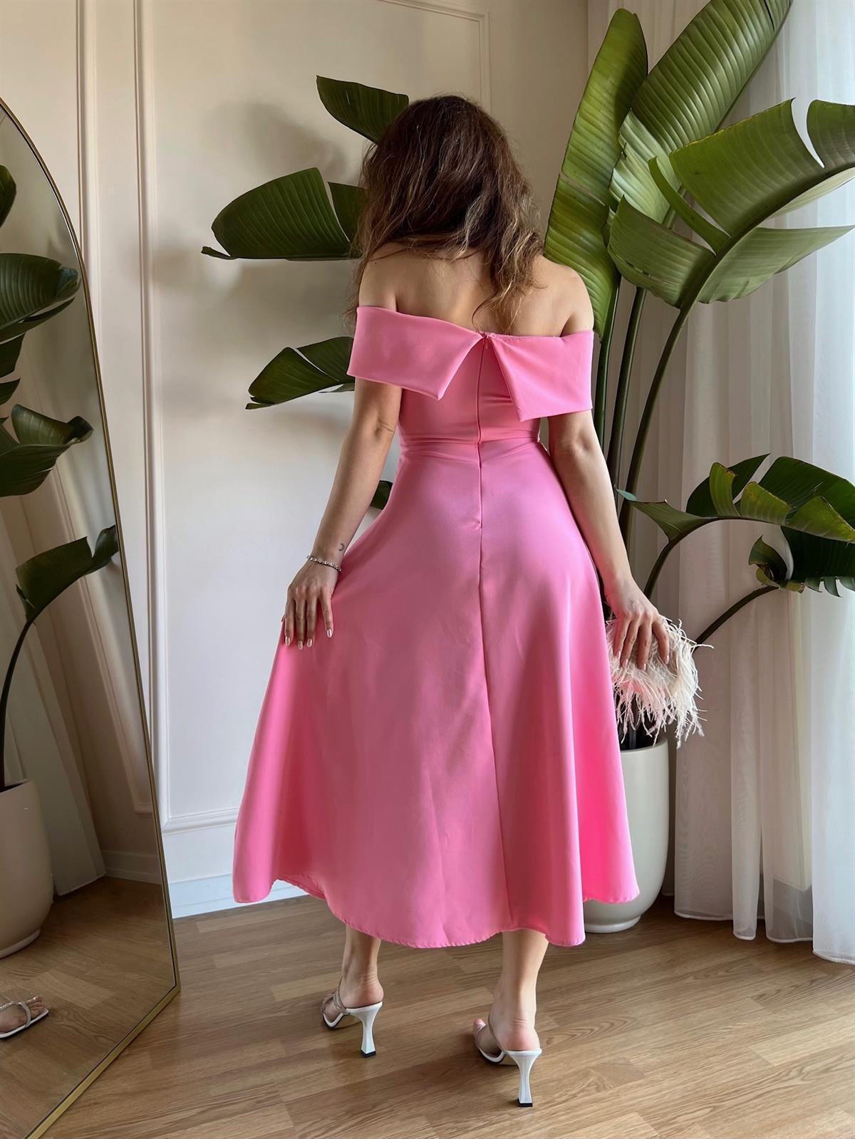 Silvain Madonna Midiboy Elbise Pembe -00063