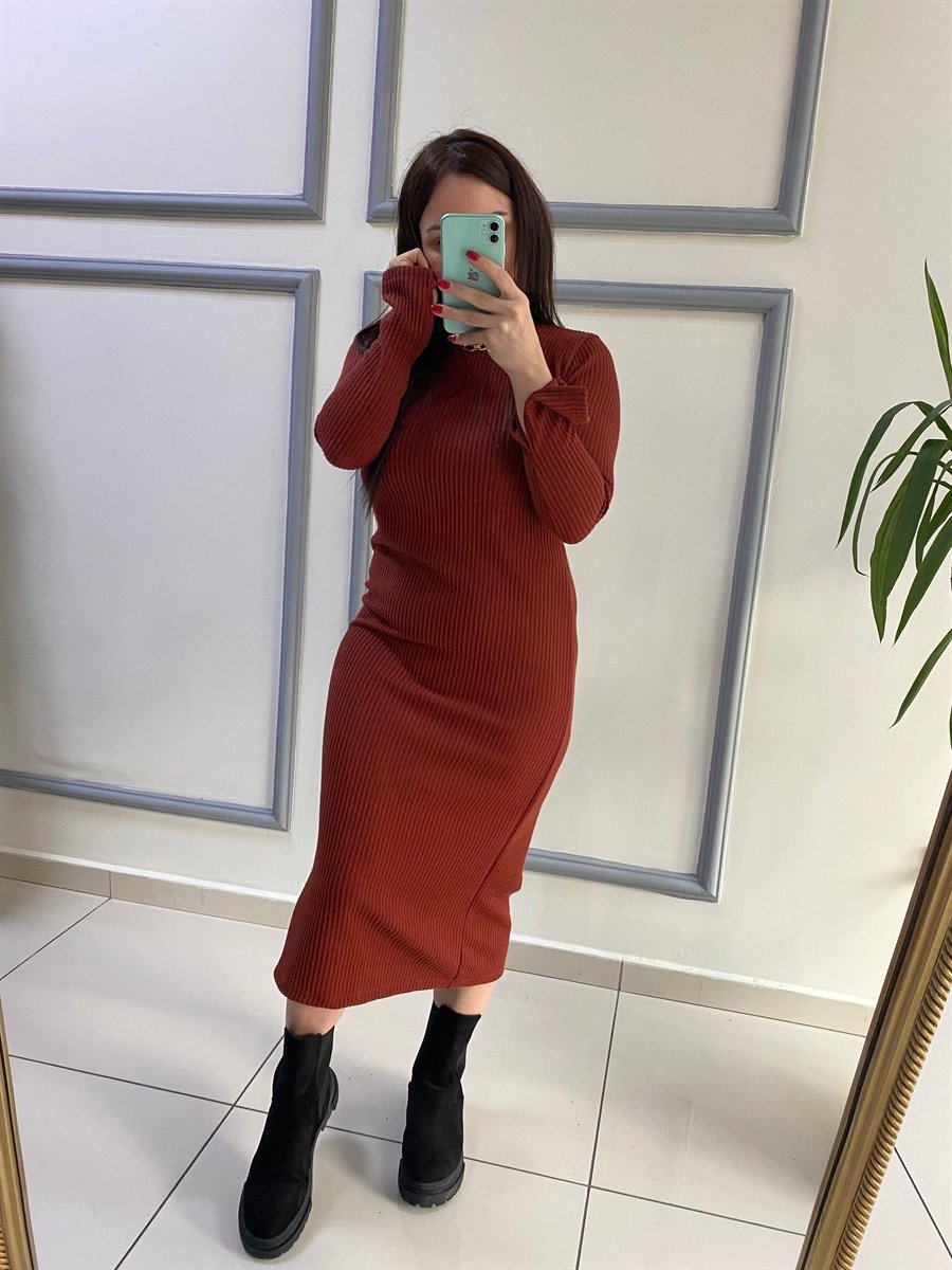 Simli Triko Elbise