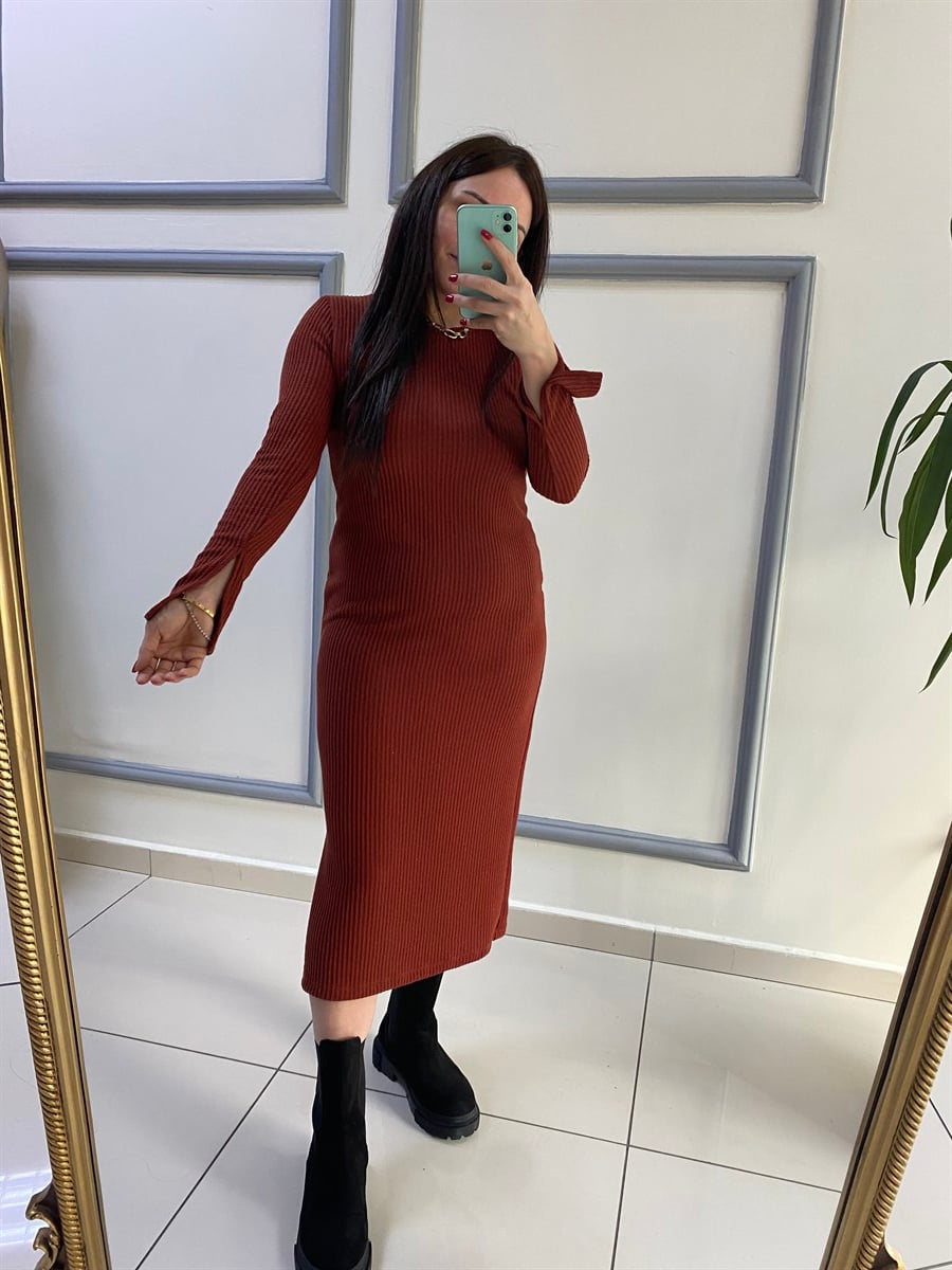Simli Triko Elbise