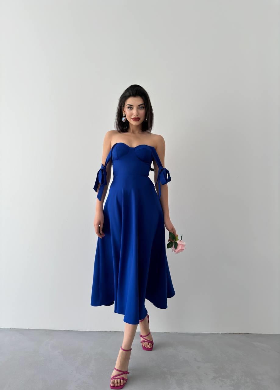 Sindirella Midi Atlas Elbise | 