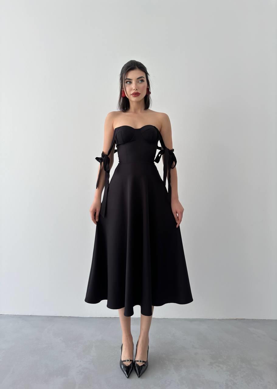 Sindirella Midi Atlas Elbise | 