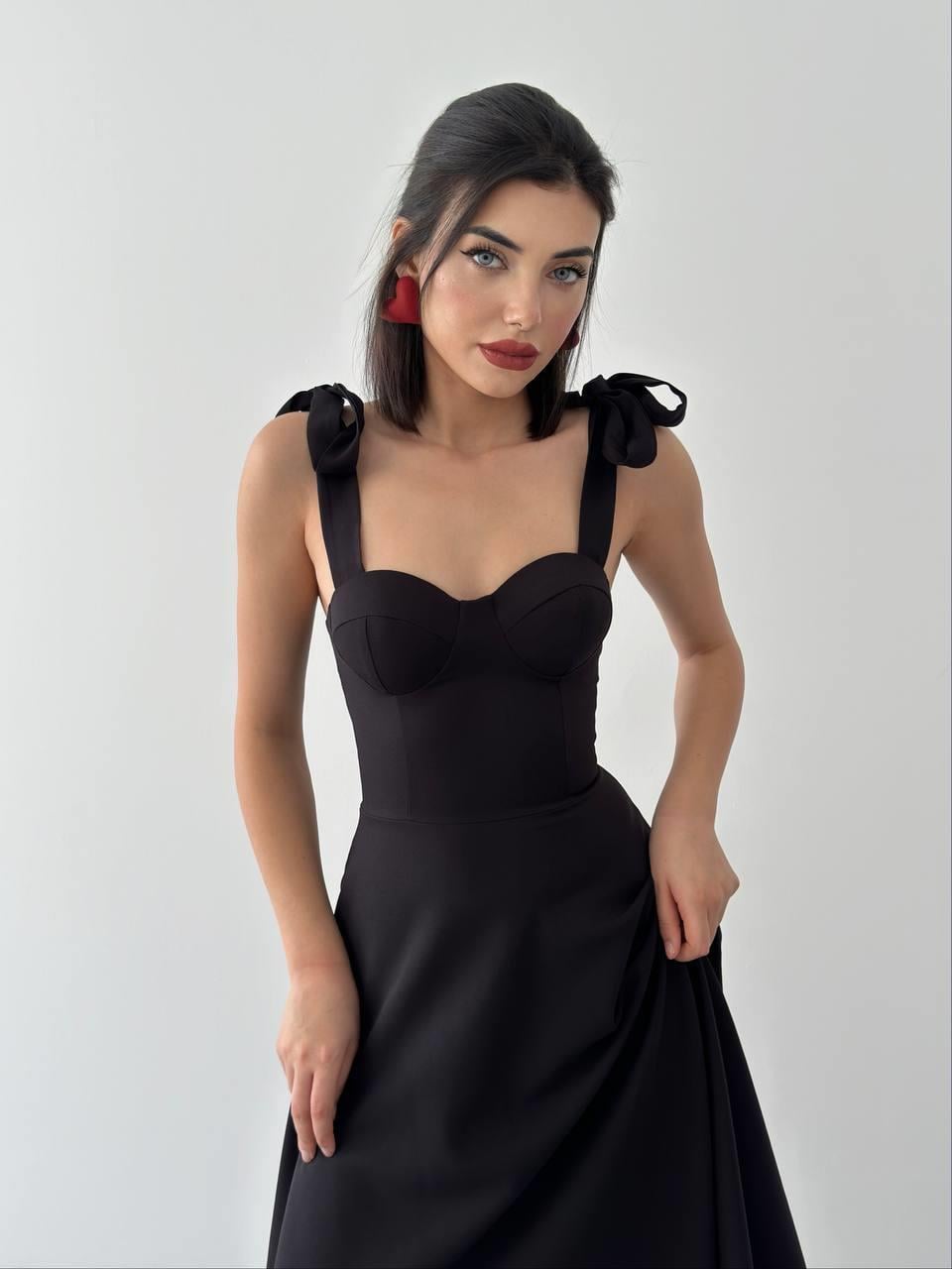 Sindirella Midi Atlas Elbise | 
