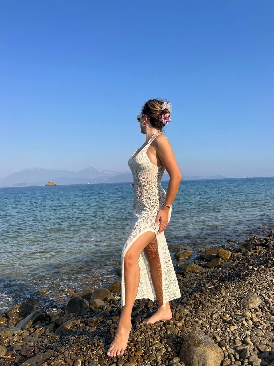 Triko Plaj Elbisesi  | 