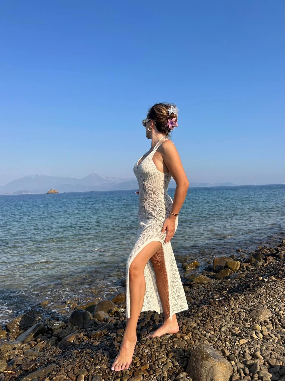 Triko Plaj Elbisesi  | 